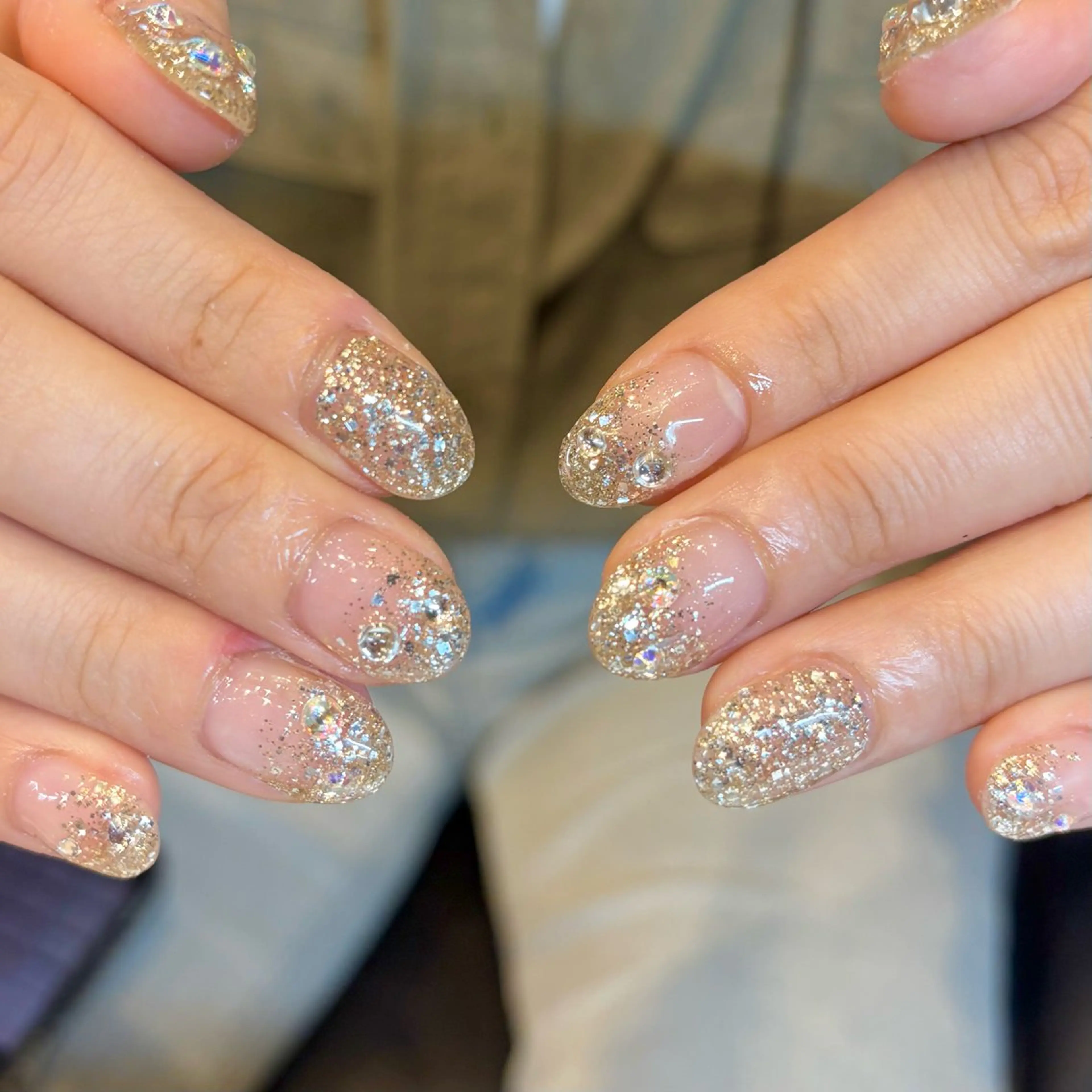 【ハンド】長さ出し10本/ワンカラーorグラデーション💅¥0の写真