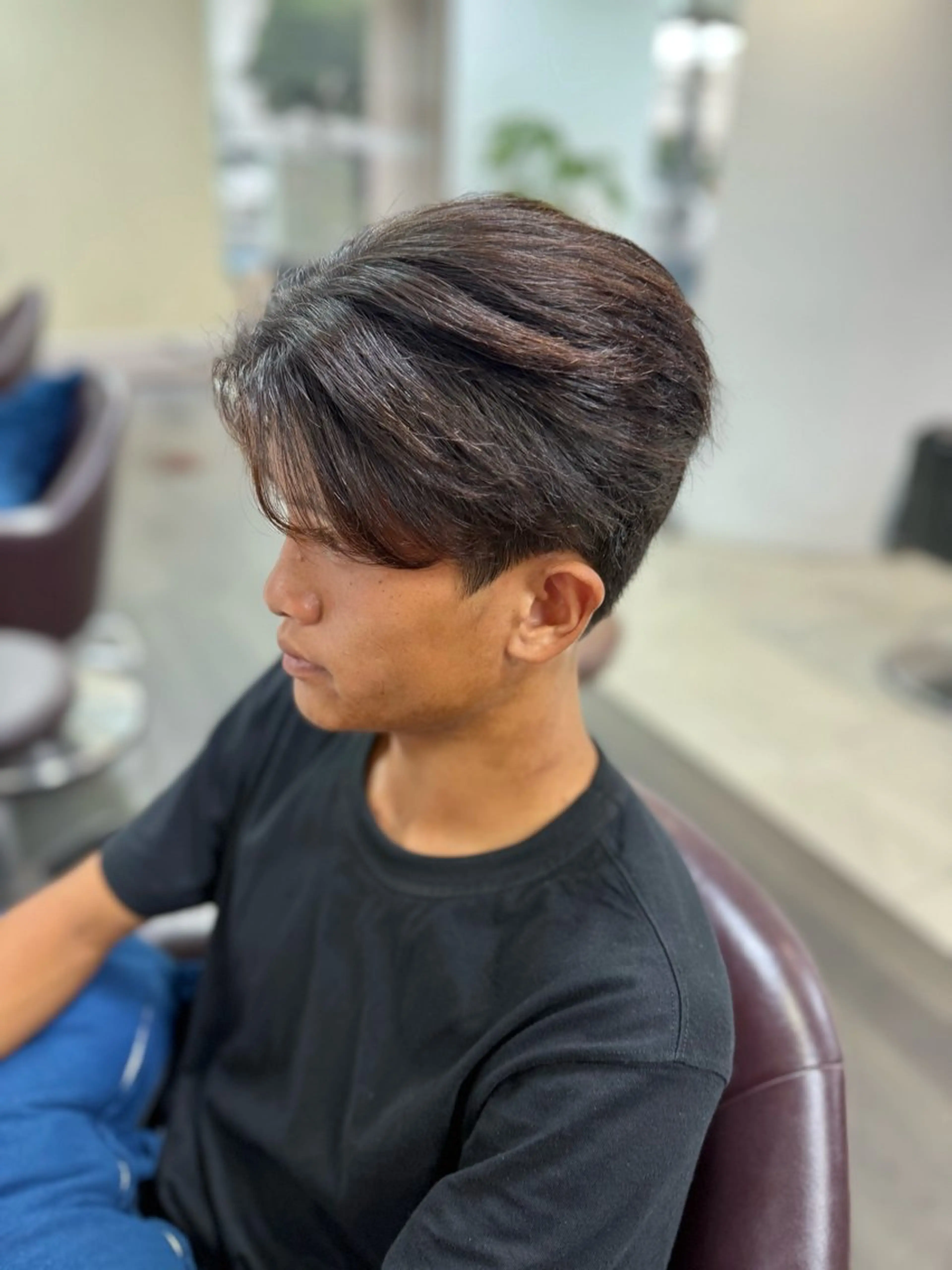ショート メンズ 縮毛矯正 カット 縮毛矯正 トレンドメンズパーマ /タカシマダイスケのヘアスタイル