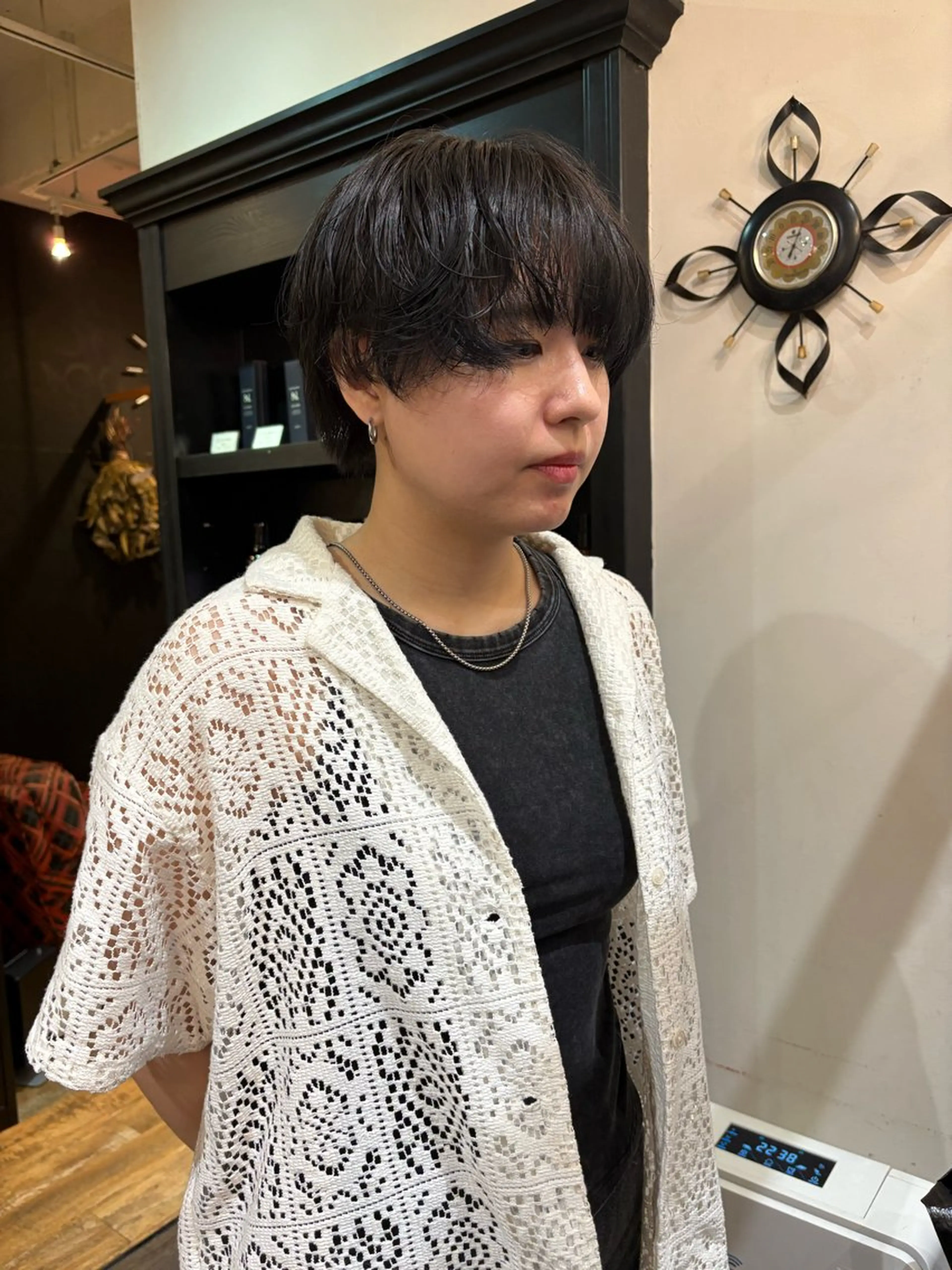 ショート カット ヘアカラー 魚谷 綾渚のヘアスタイル