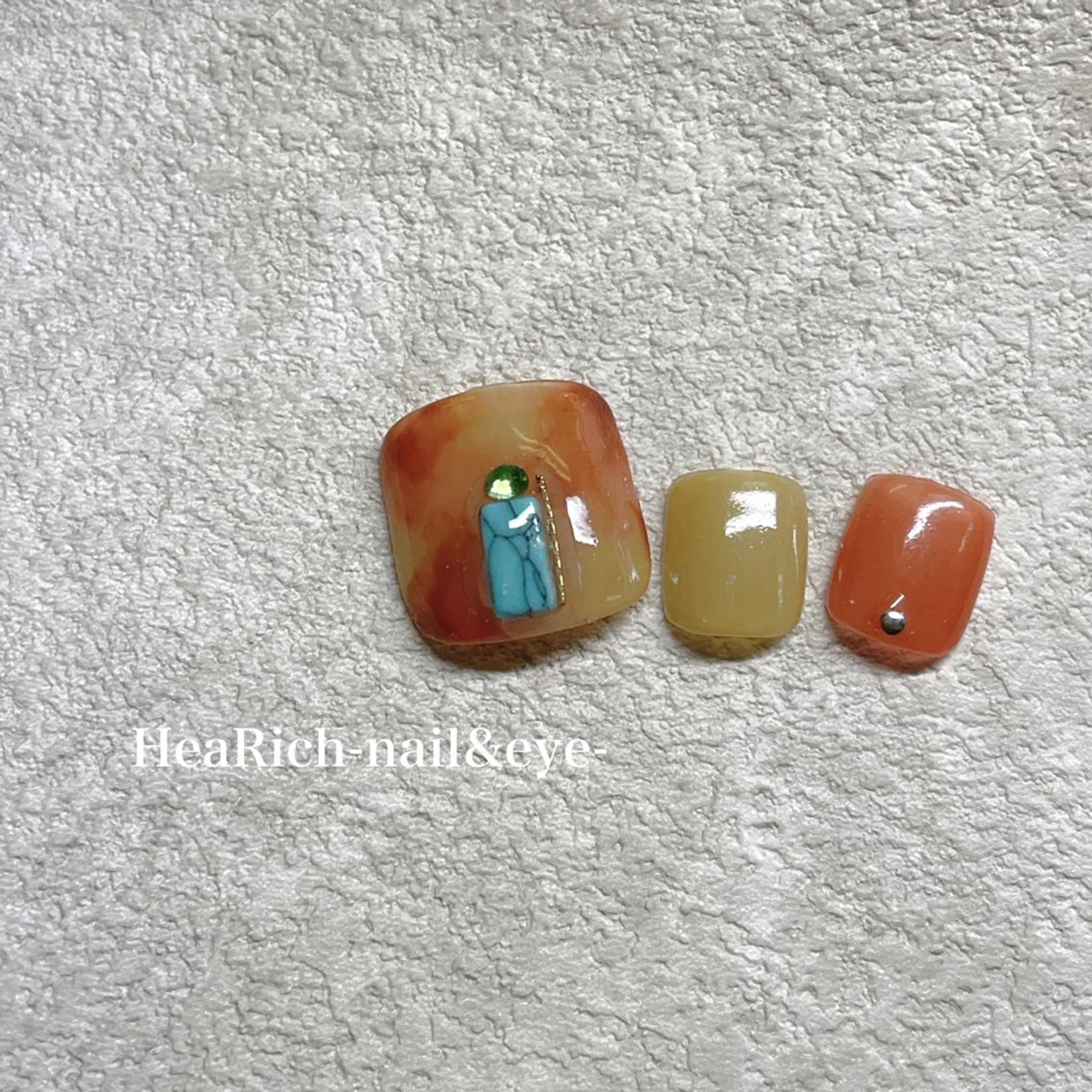 ネイル フットネイル フットネイル ハーリッチnail HeaRichのネイルデザイン