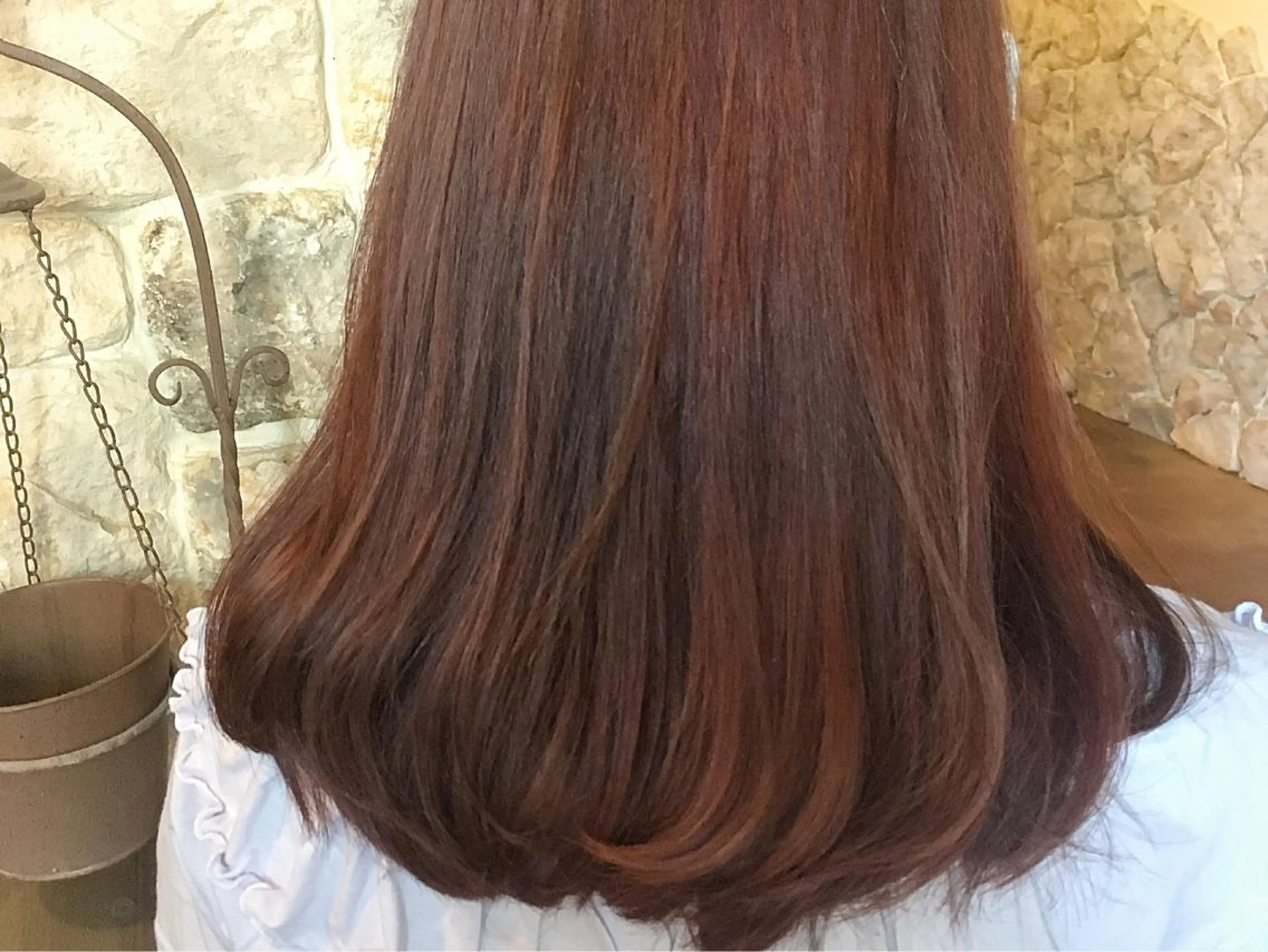 ミディアム カラー ピンクカラー EMANON天神所属・Hitomi Ezakiのヘアスタイル