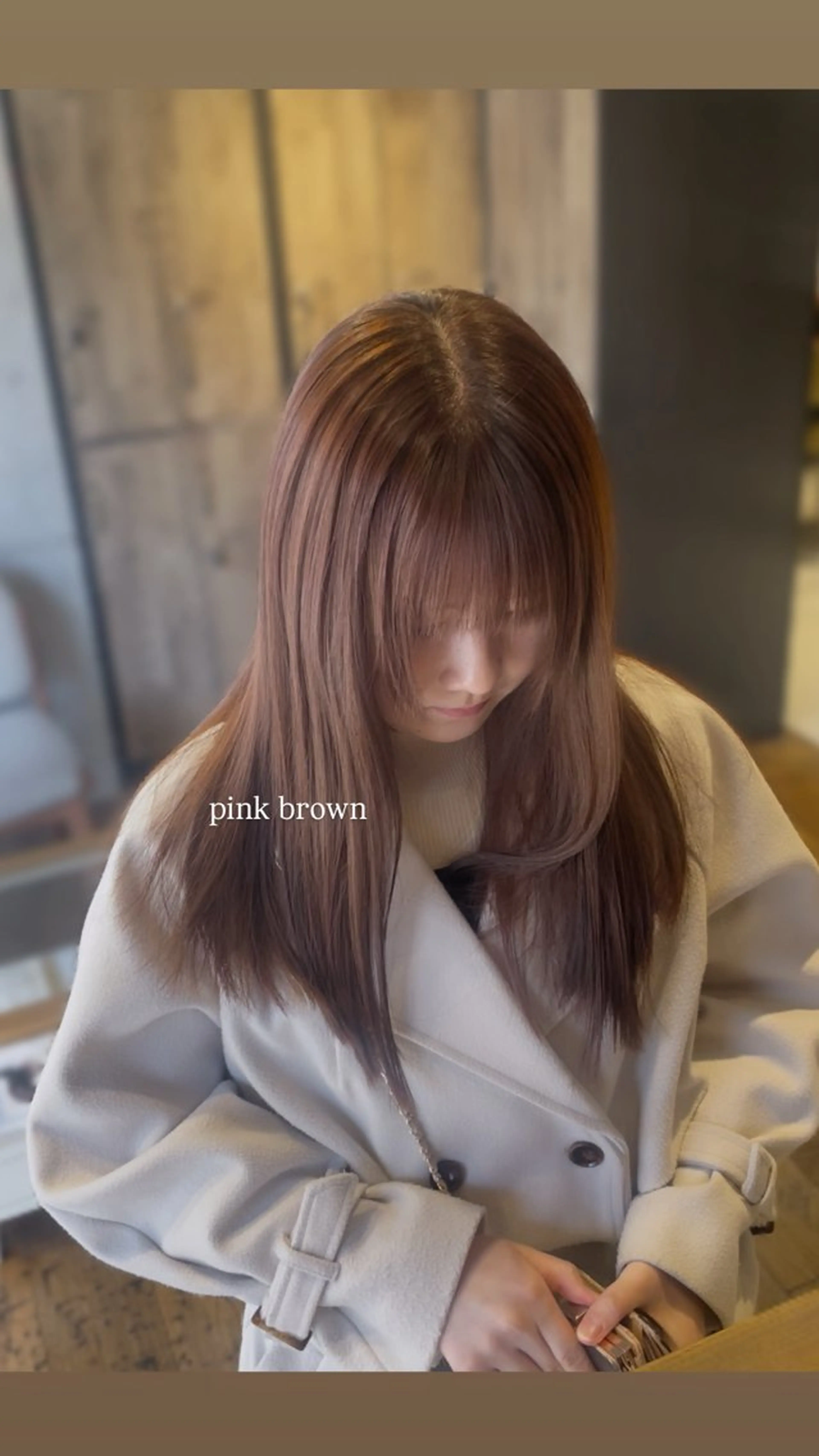 ロング カラー カット ヘアカラー トリートメント 韓国レイヤー/ 艶カラー/Linaのヘアスタイル