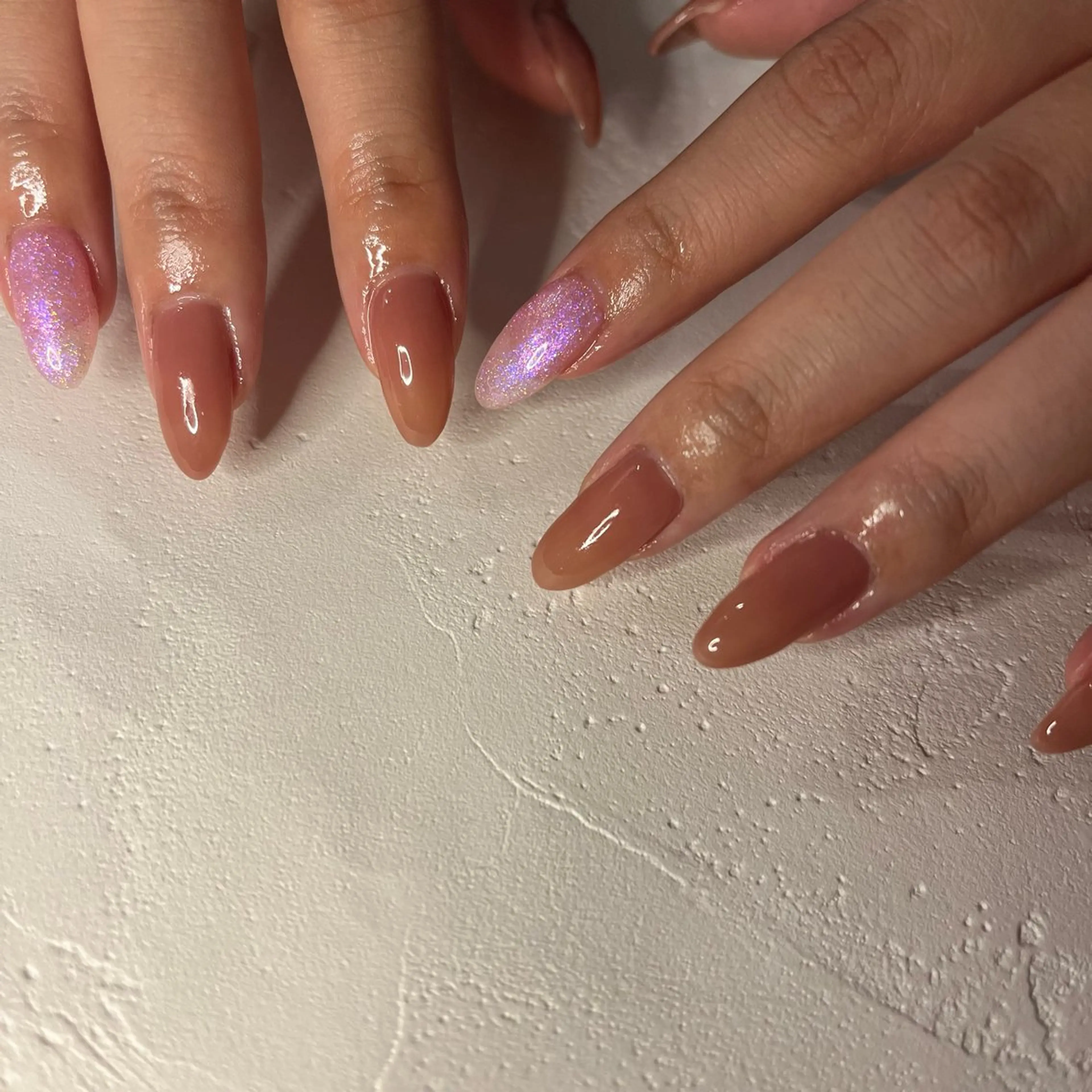 ネイル ジェルネイル ワンカラーネイル パラジェル ハンドネイル nail slow.のネイルデザイン
