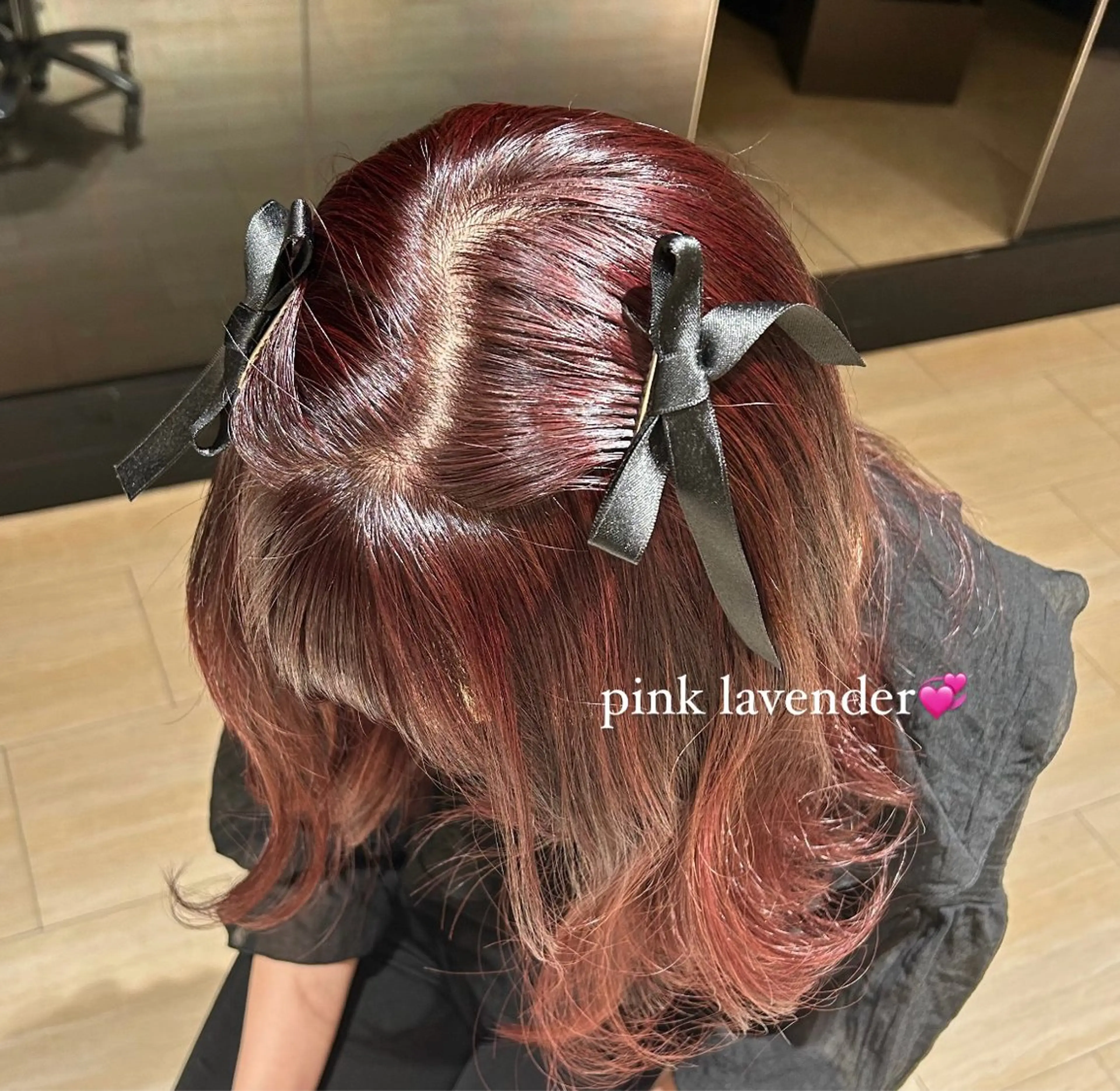 ロング ヘアカラー 加藤 優里のヘアスタイル