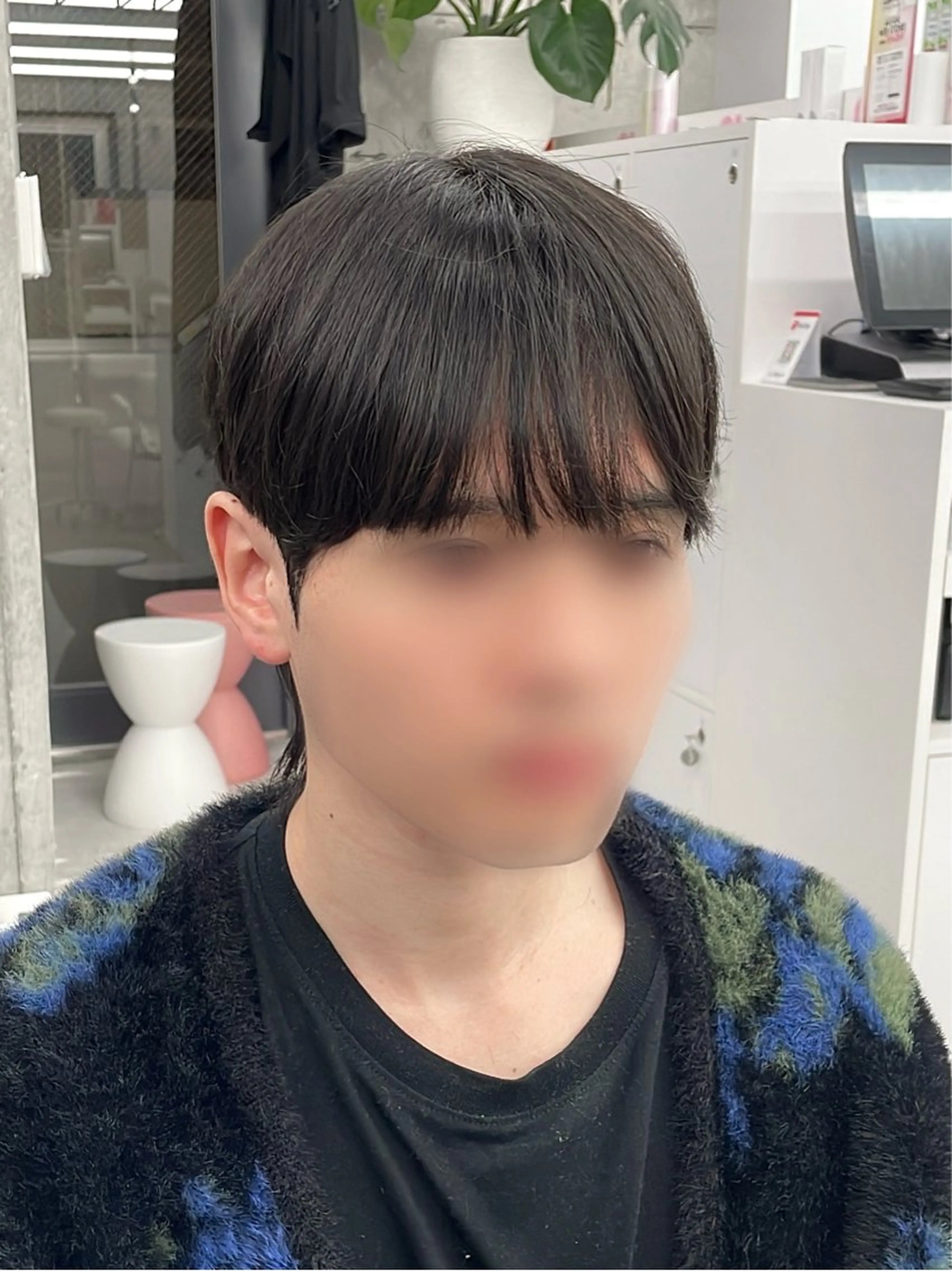 ショート カラー パーマ ヘアアレンジ メンズ カット パーマ 縮毛矯正 IVY表参道所属・ヘアメイク小野リエ 韓国ハーフ🦊のヘアスタイル