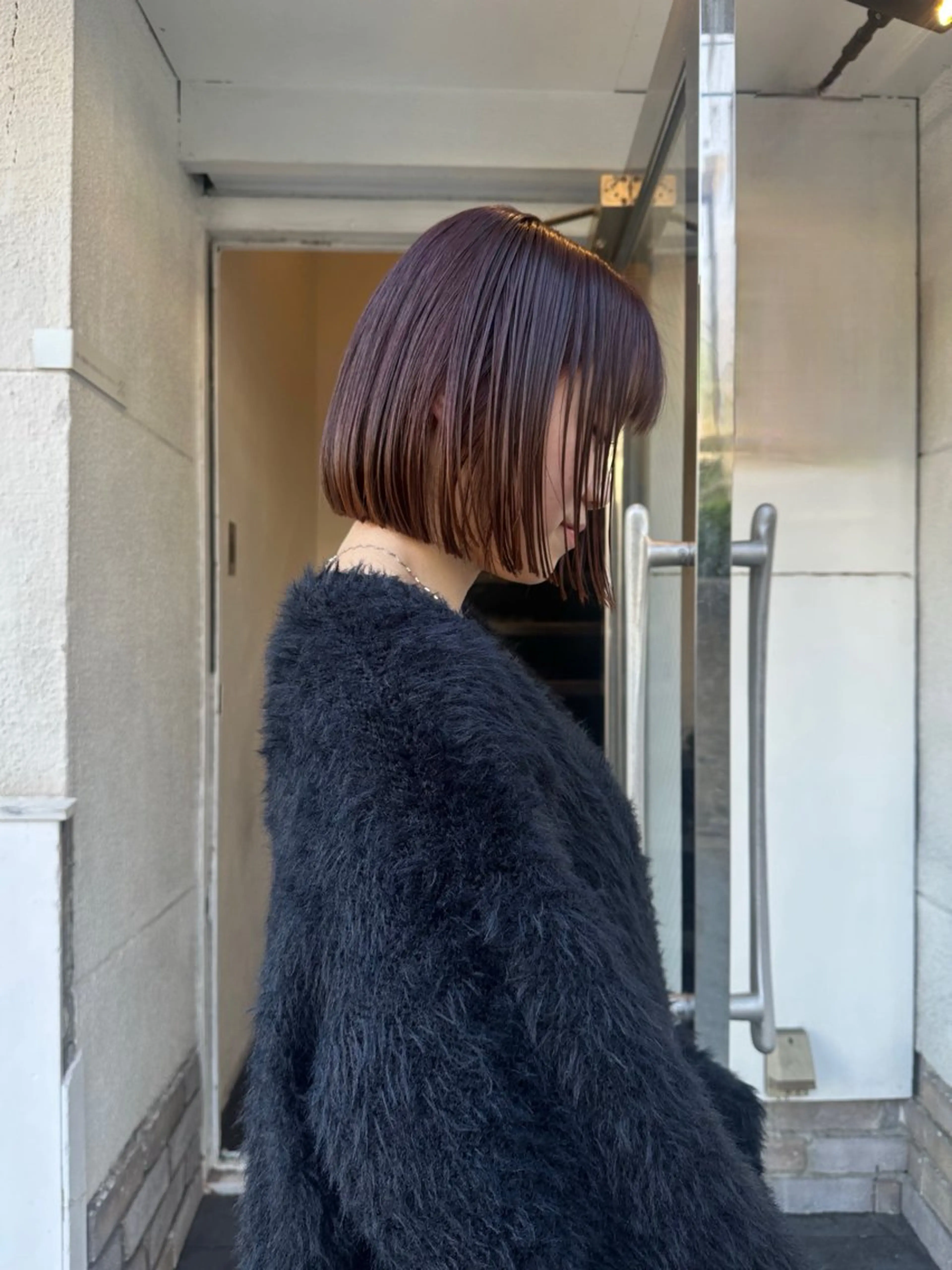 ショート ボブ カット ヘアカラー トリートメント Manaka🟤 Musiiik　今泉のヘアスタイル