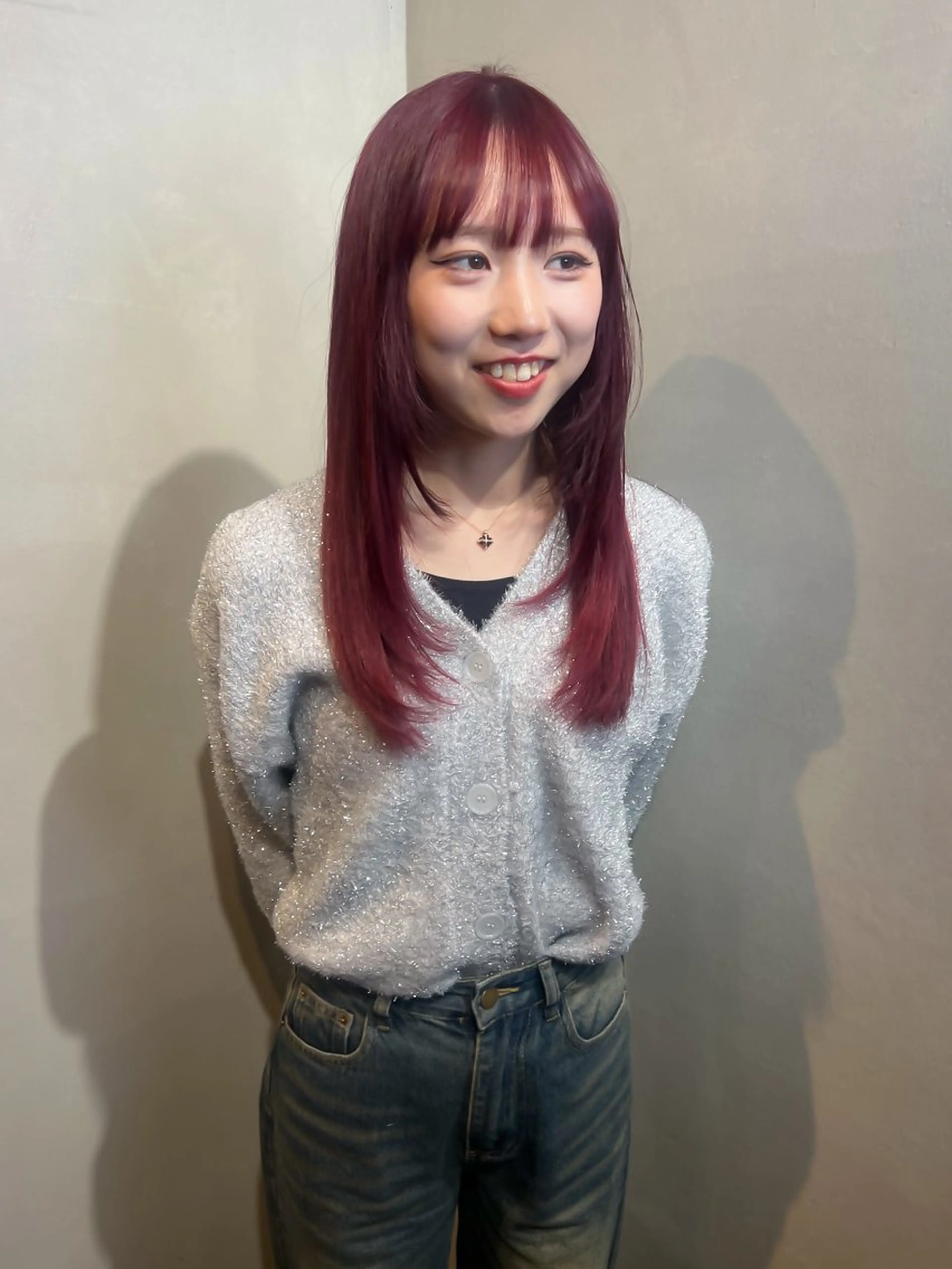 セミロング カラー ヘアカラー Aya/四条烏丸/ インナーカラーのヘアスタイル