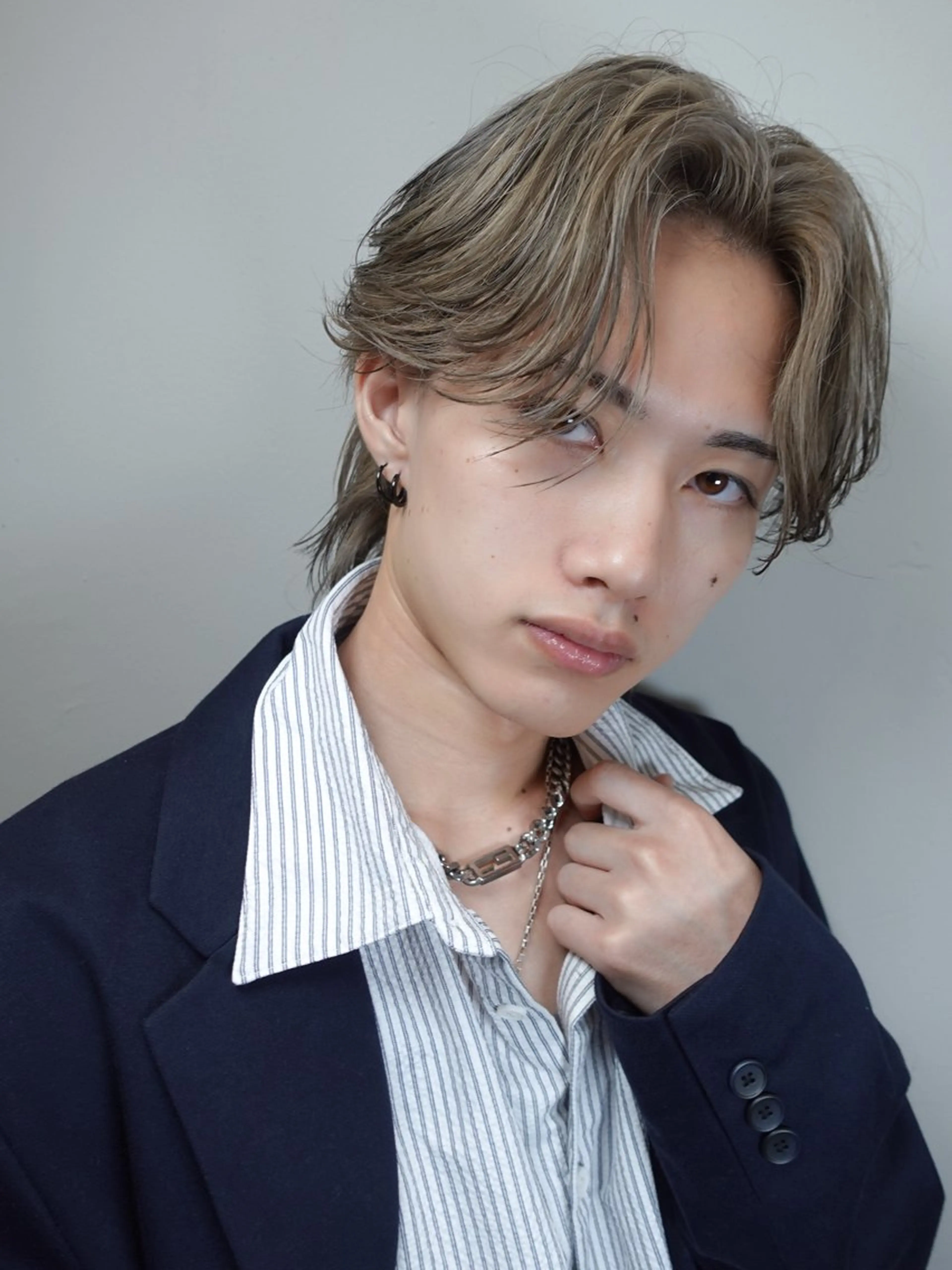 カラー メンズ メンズパーマ 【pia】 Hikaruのヘアスタイル