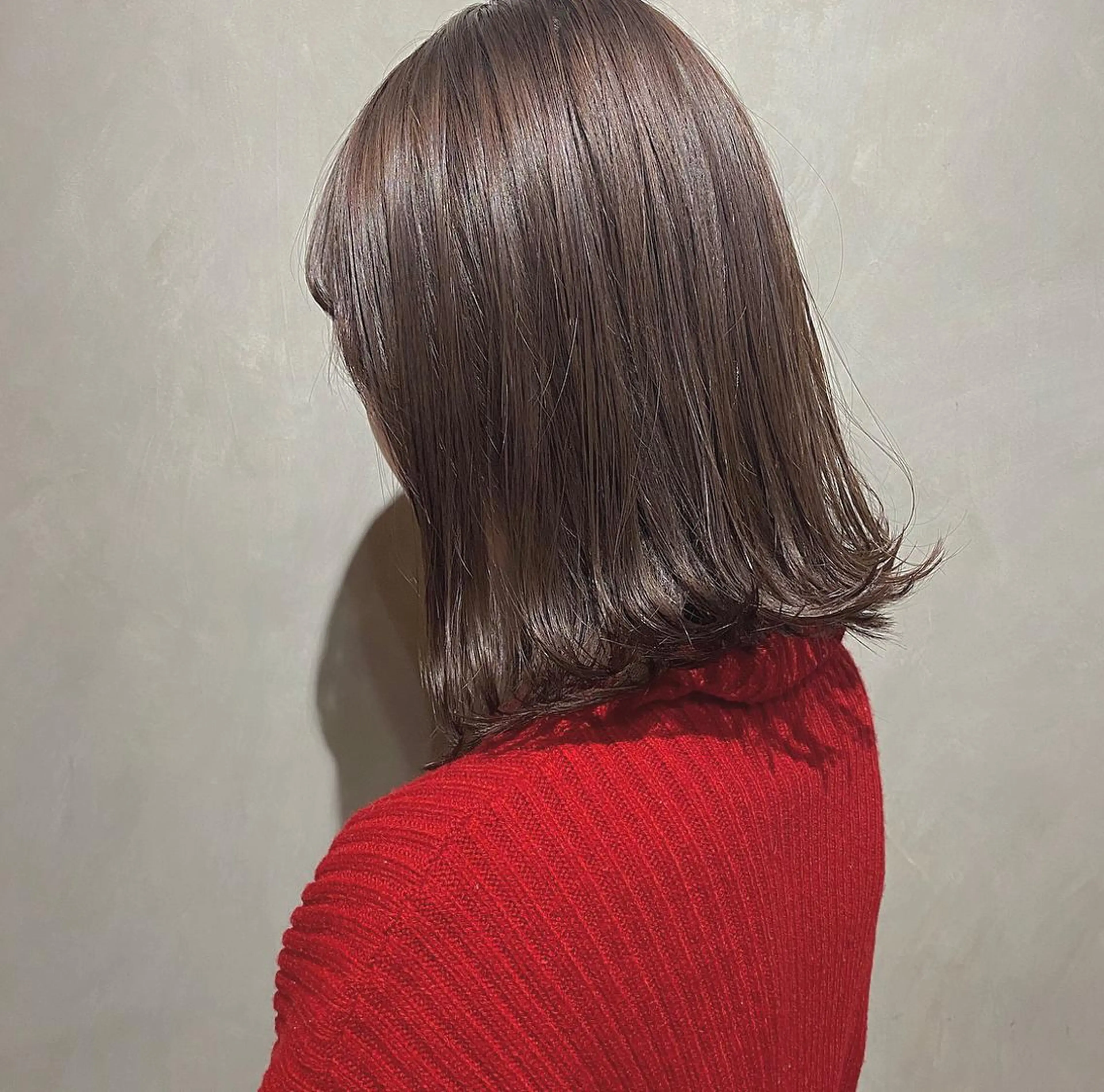 ミディアム カラー CLUTCH天王寺 西藤遥河のヘアスタイル