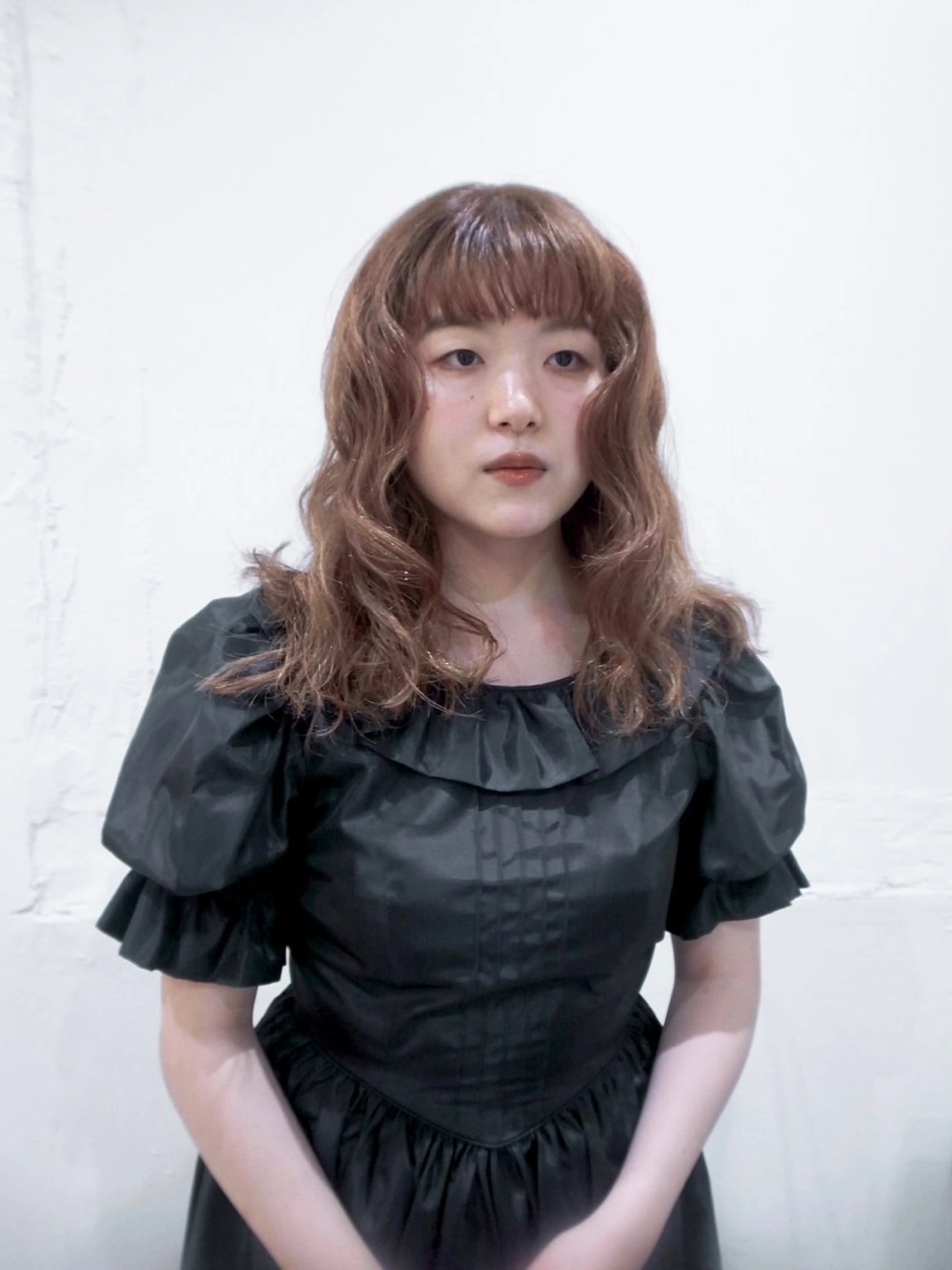 セミロング カラー ブリーチ ブリーチなしカラー 229所属・maki @pullnocのヘアスタイル