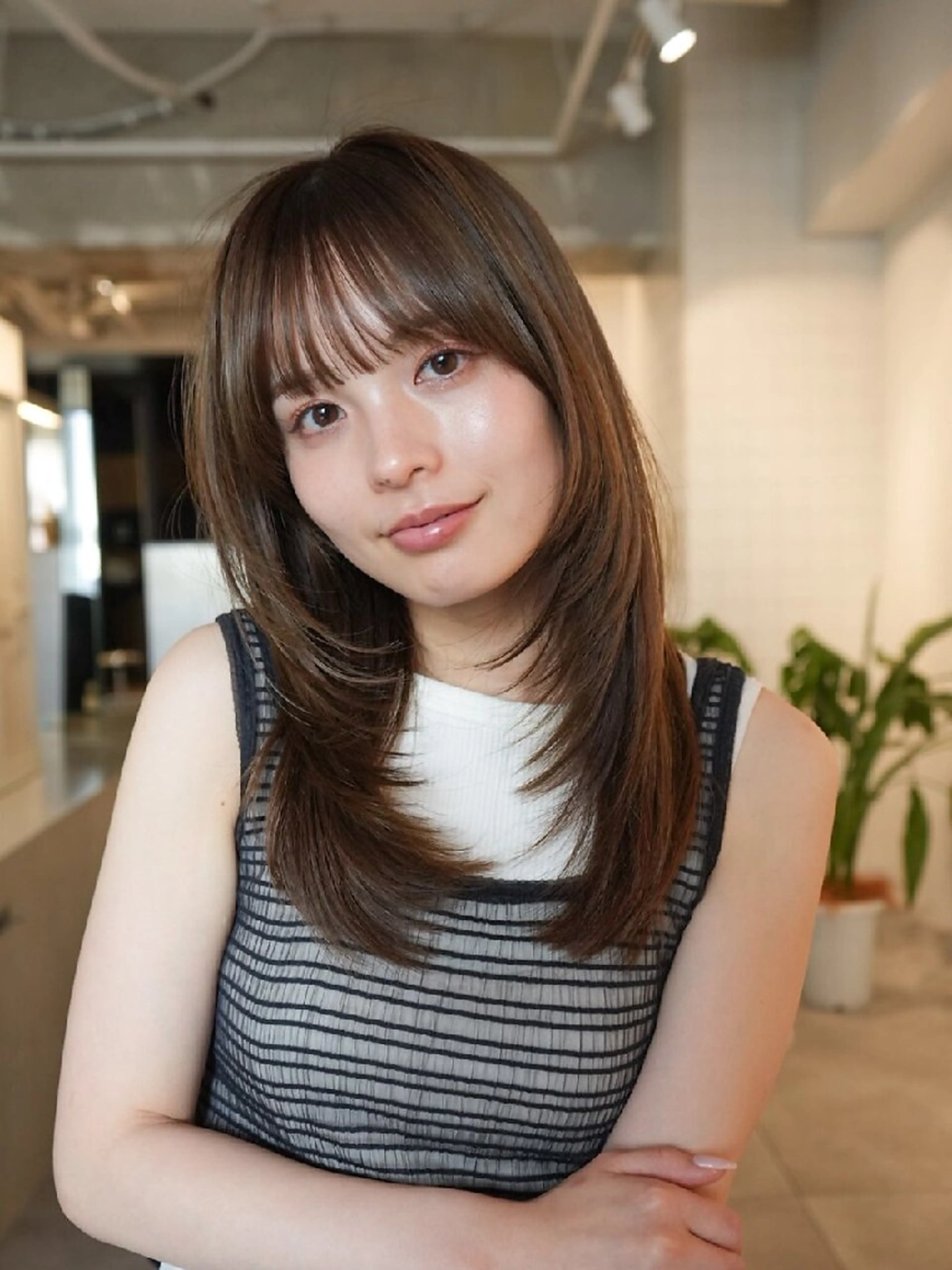 ミディアム LUVISM名駅店所属・【無料】カットモデル 募集名駅ioriのヘアスタイル