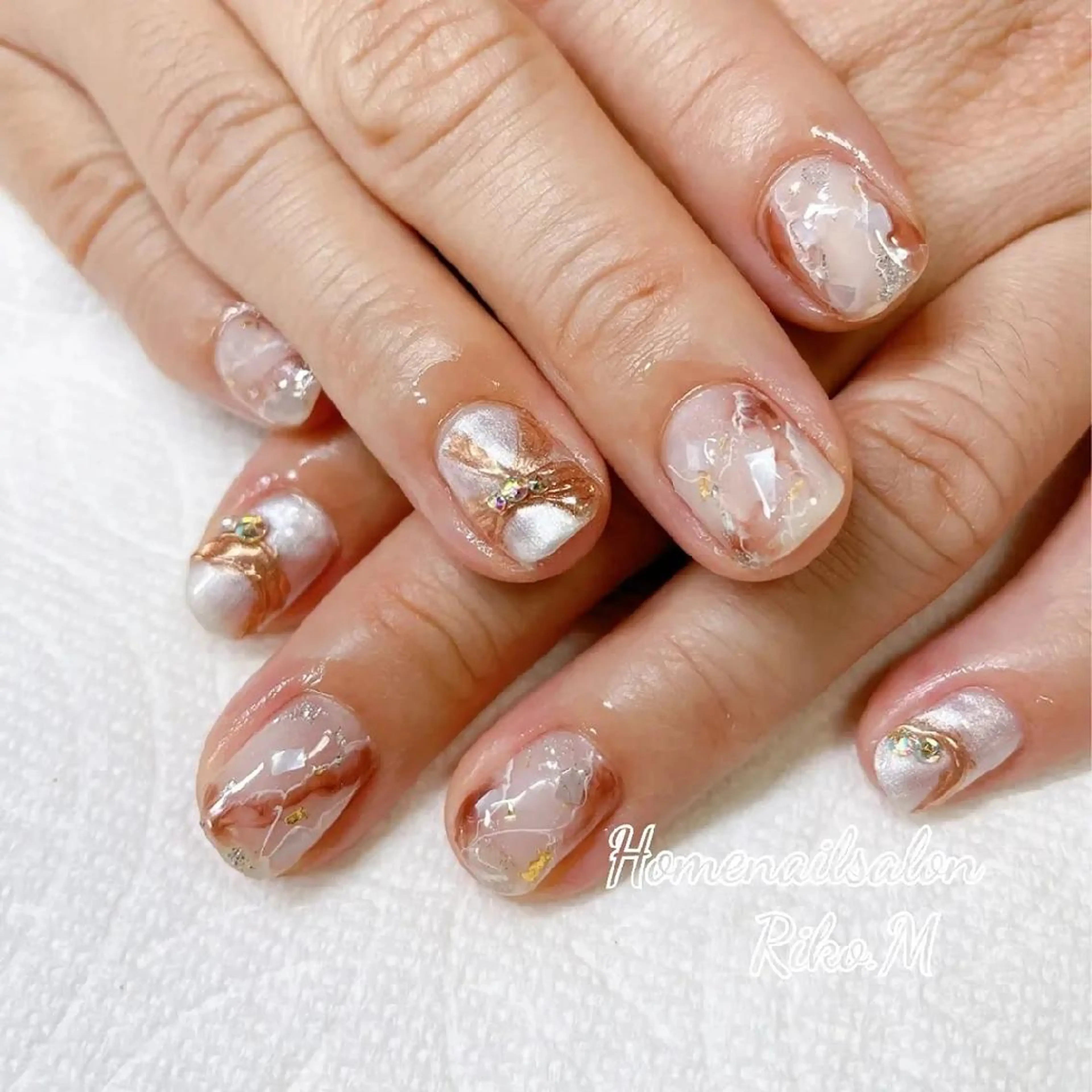 ネイル ニュアンスネイル ハンドネイル nailsalon Riko.Mのネイルデザイン