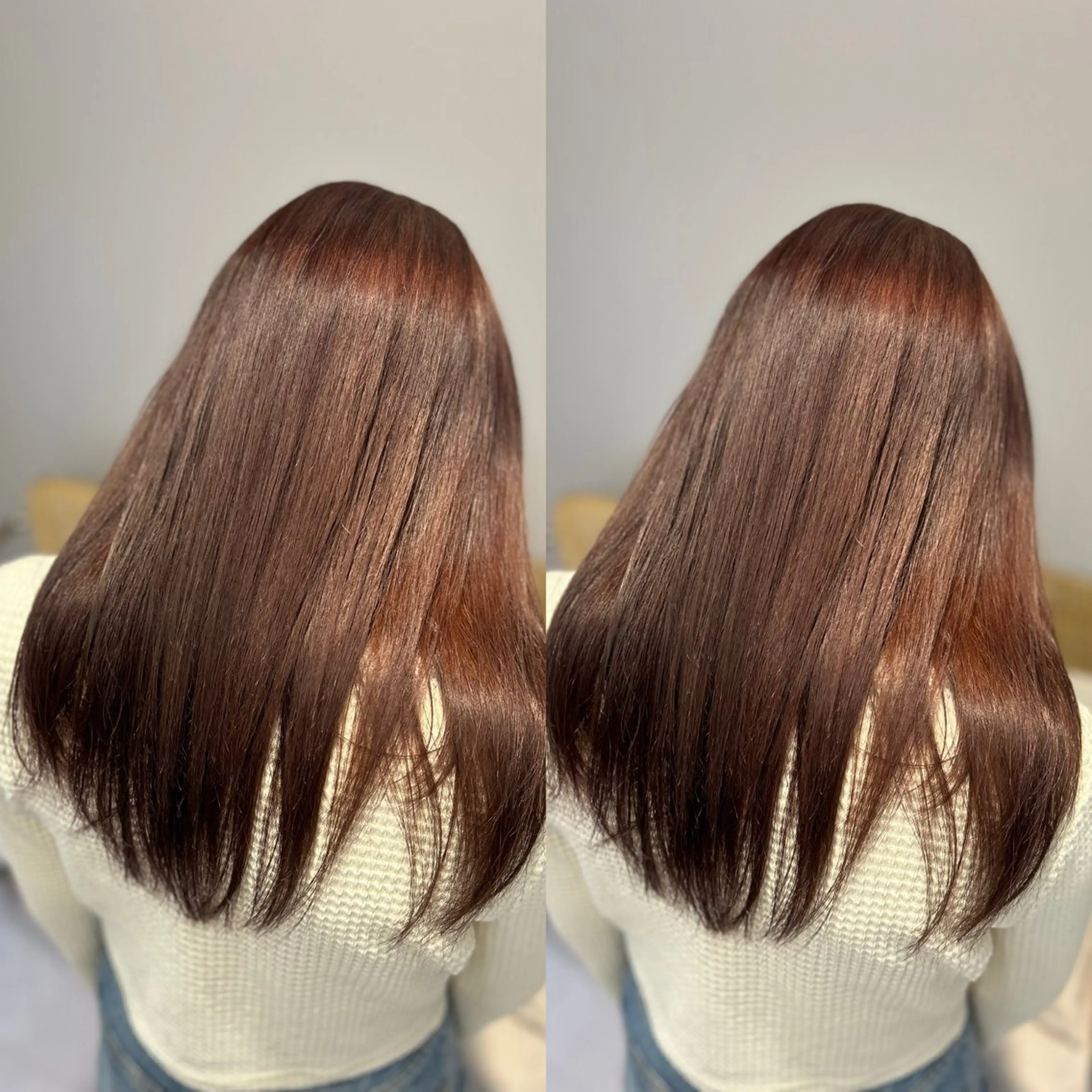 ロング カラー ベージュカラー ブリーチ ピンクカラー ピンクベージュ ヘアカラー 宮崎moc立川 ブリーチのヘアスタイル