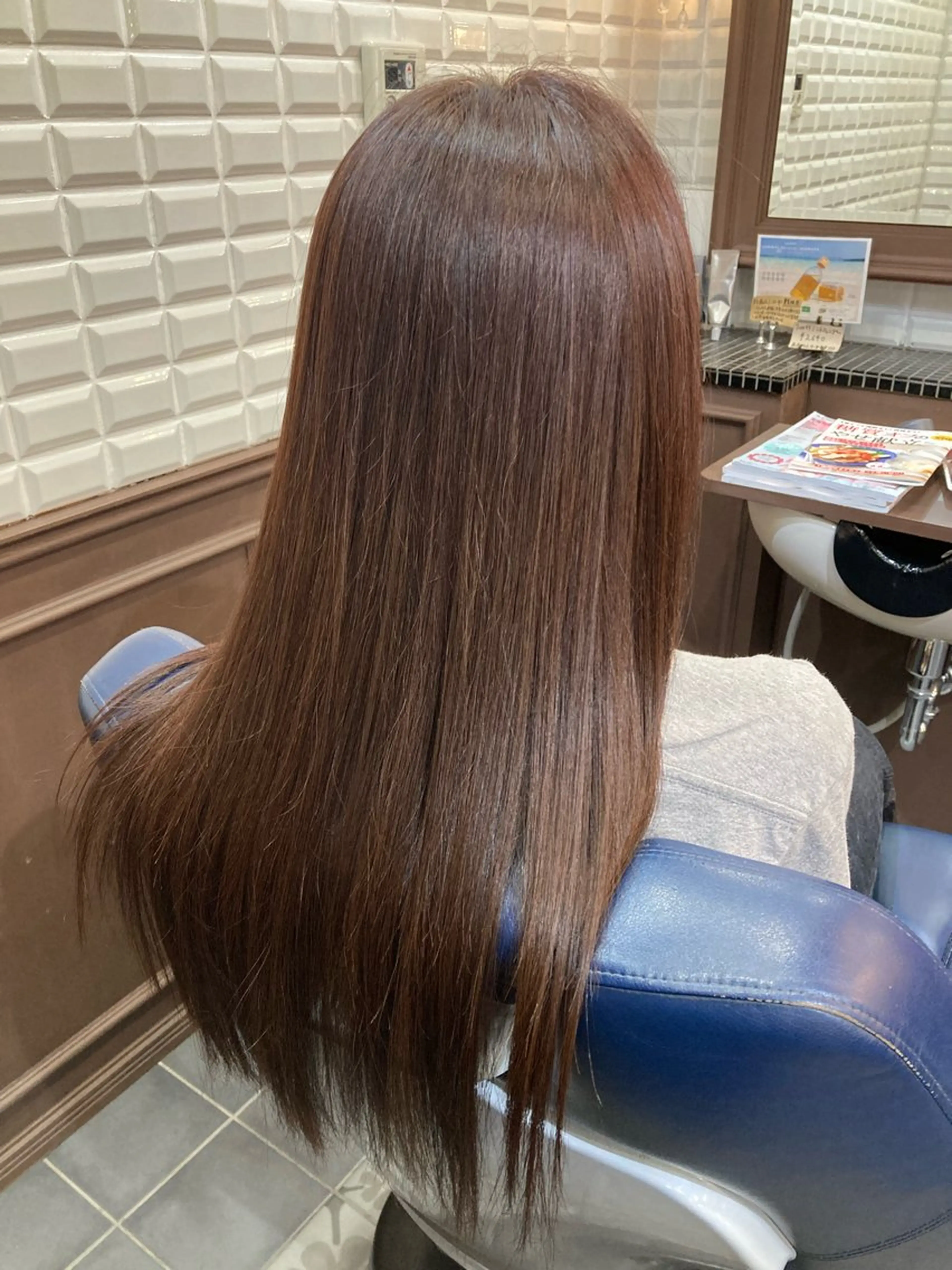 セミロング トリートメント ヘアカラー トリートメント ルピナス中田店長 山口大地のヘアスタイル