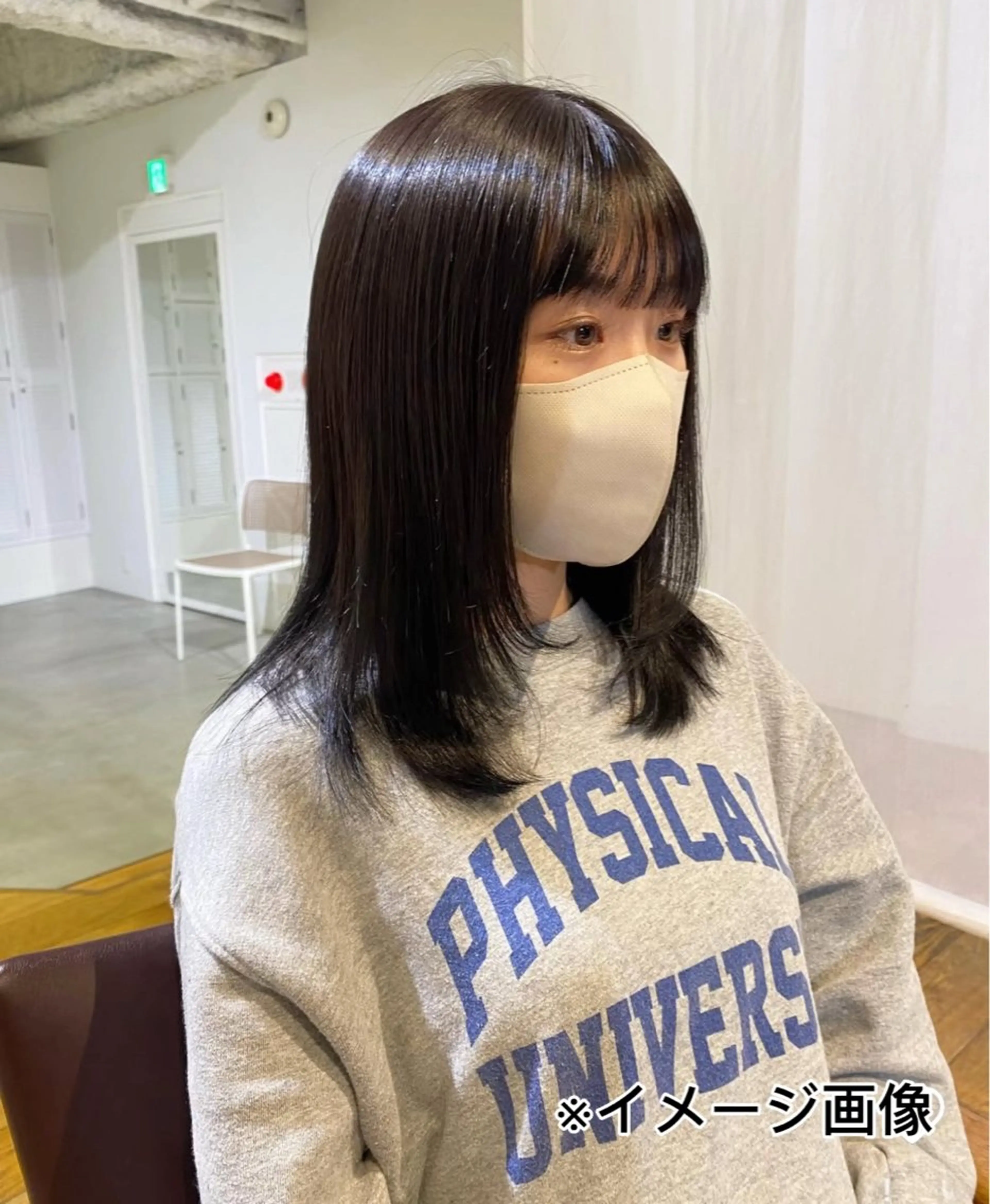 ロング 冨田 那樹のヘアスタイル
