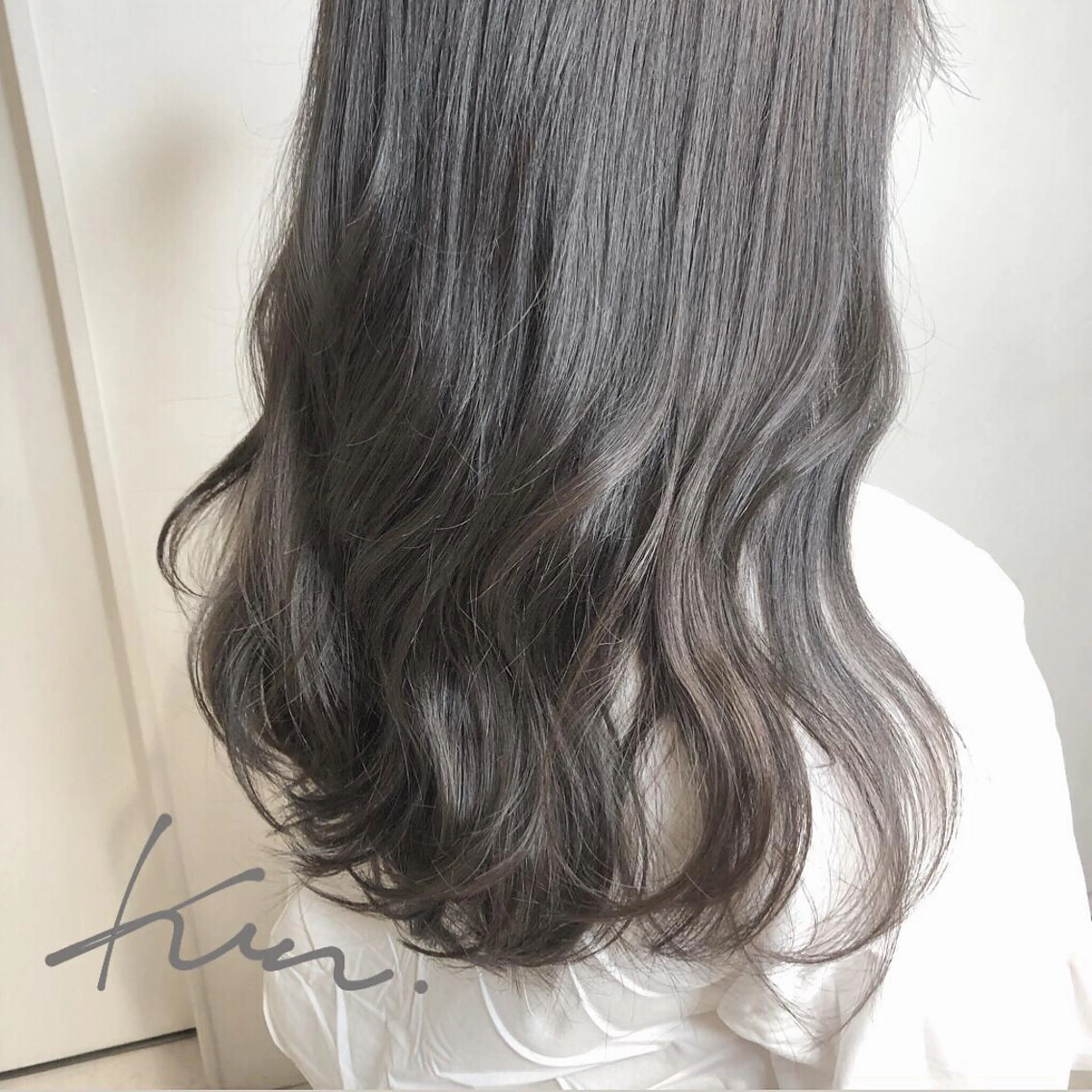 ロング カラー ヘアアレンジ マツエク・マツパ グレージュ ヘアカラー トリートメント ヘアセット Noah's　Ark所属・透明感カラー🫧ヘア セット🫧松本菜月の眉毛・アイブロウイメージ