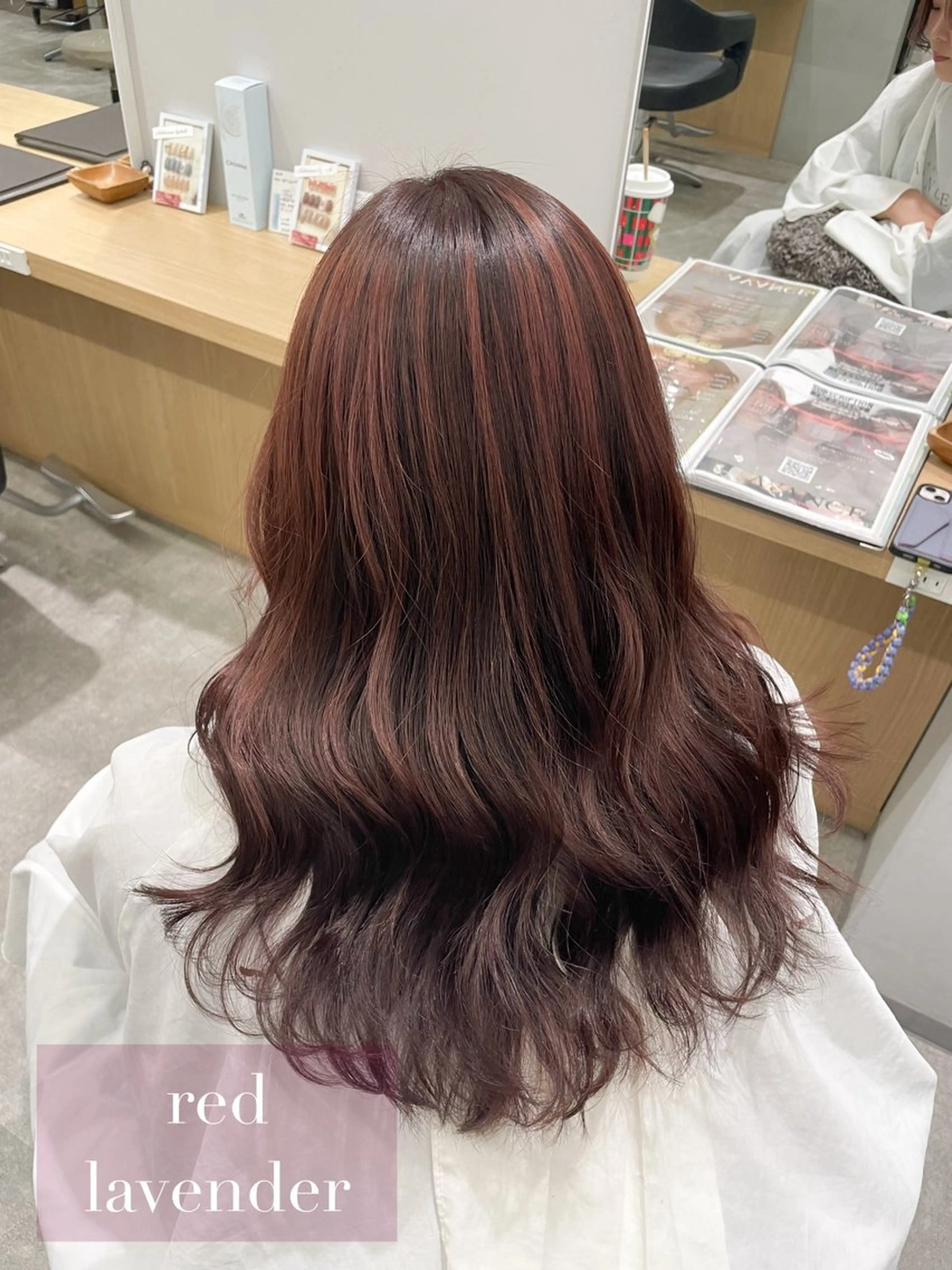 セミロング カラー Zina【梅田】 /田中 沙弥のヘアスタイル