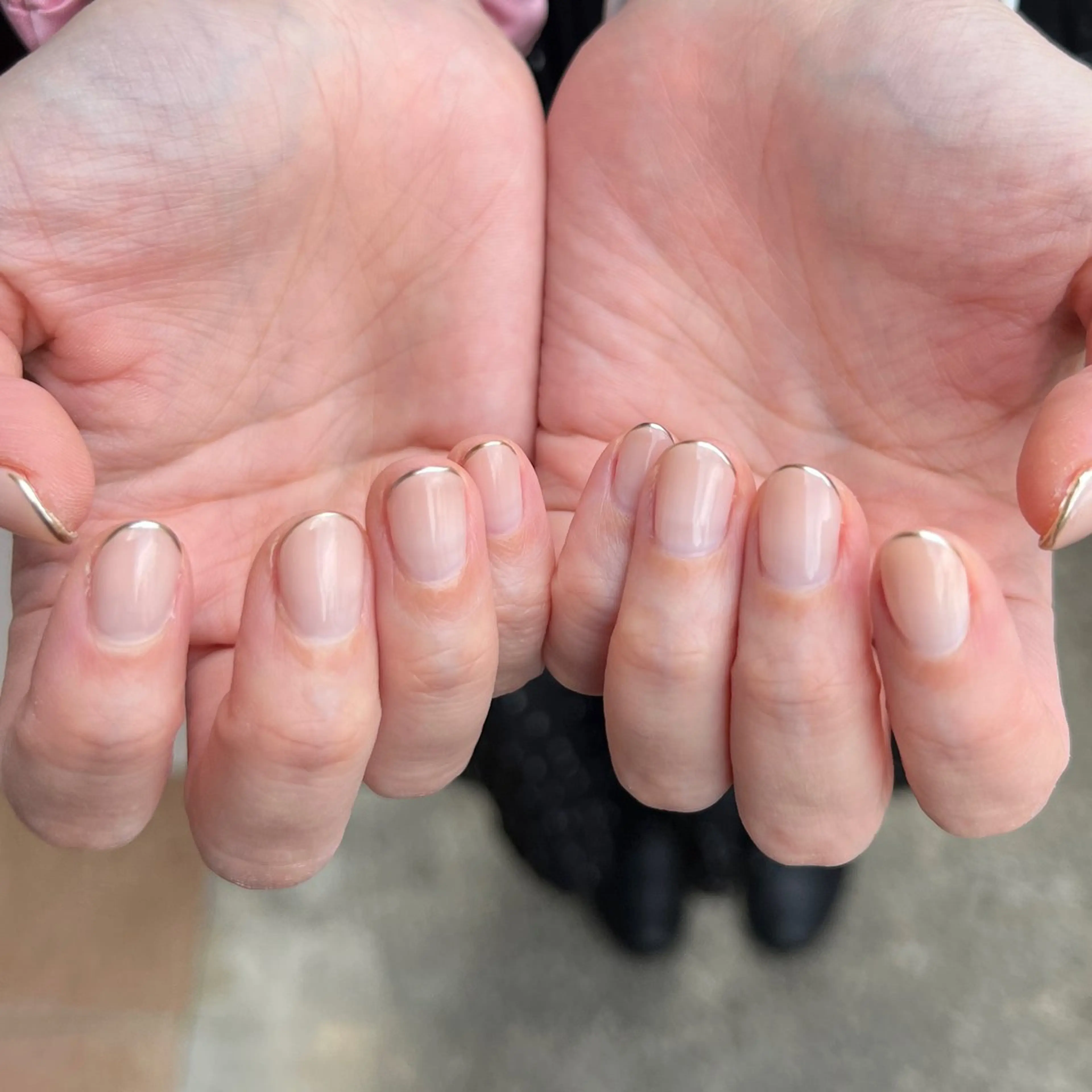 ネイル グラデーション Ri.nail オクマトモカのネイルデザイン
