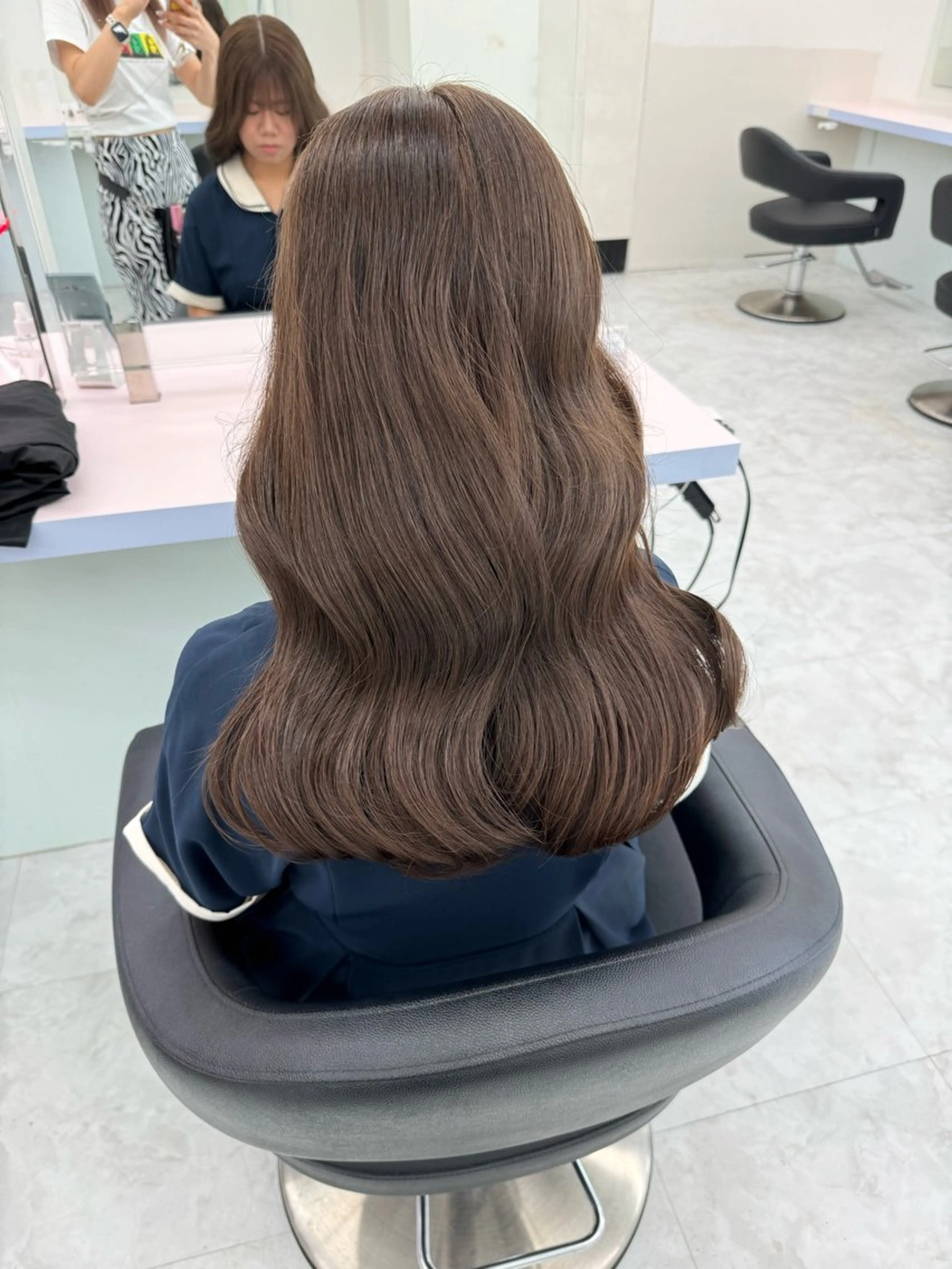 セミロング カラー カット ヘアカラー ヘアセット ♡ブリーチカラー♡ Mirioのヘアスタイル