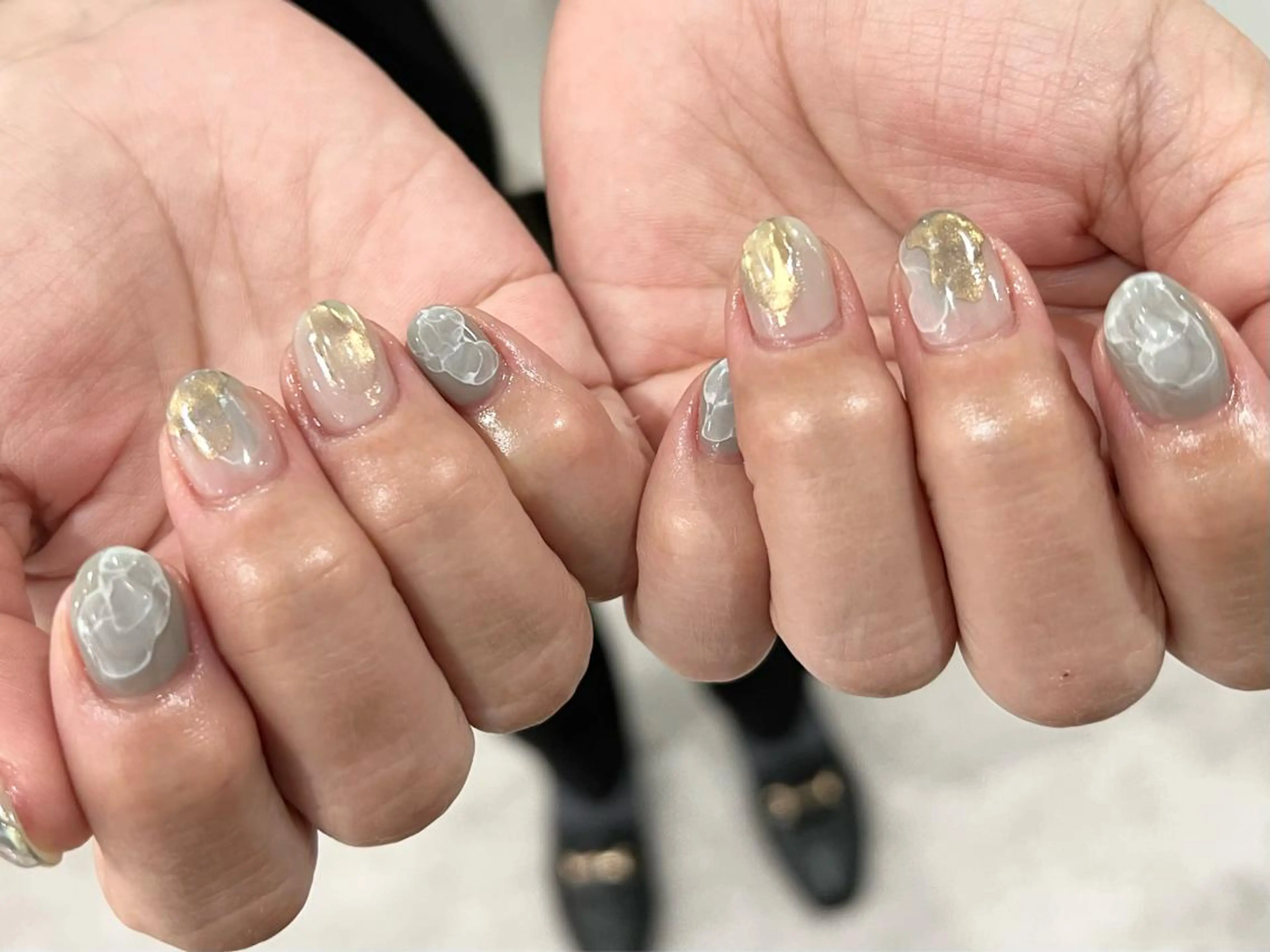 ネイル fumina 💚💛のネイルデザイン