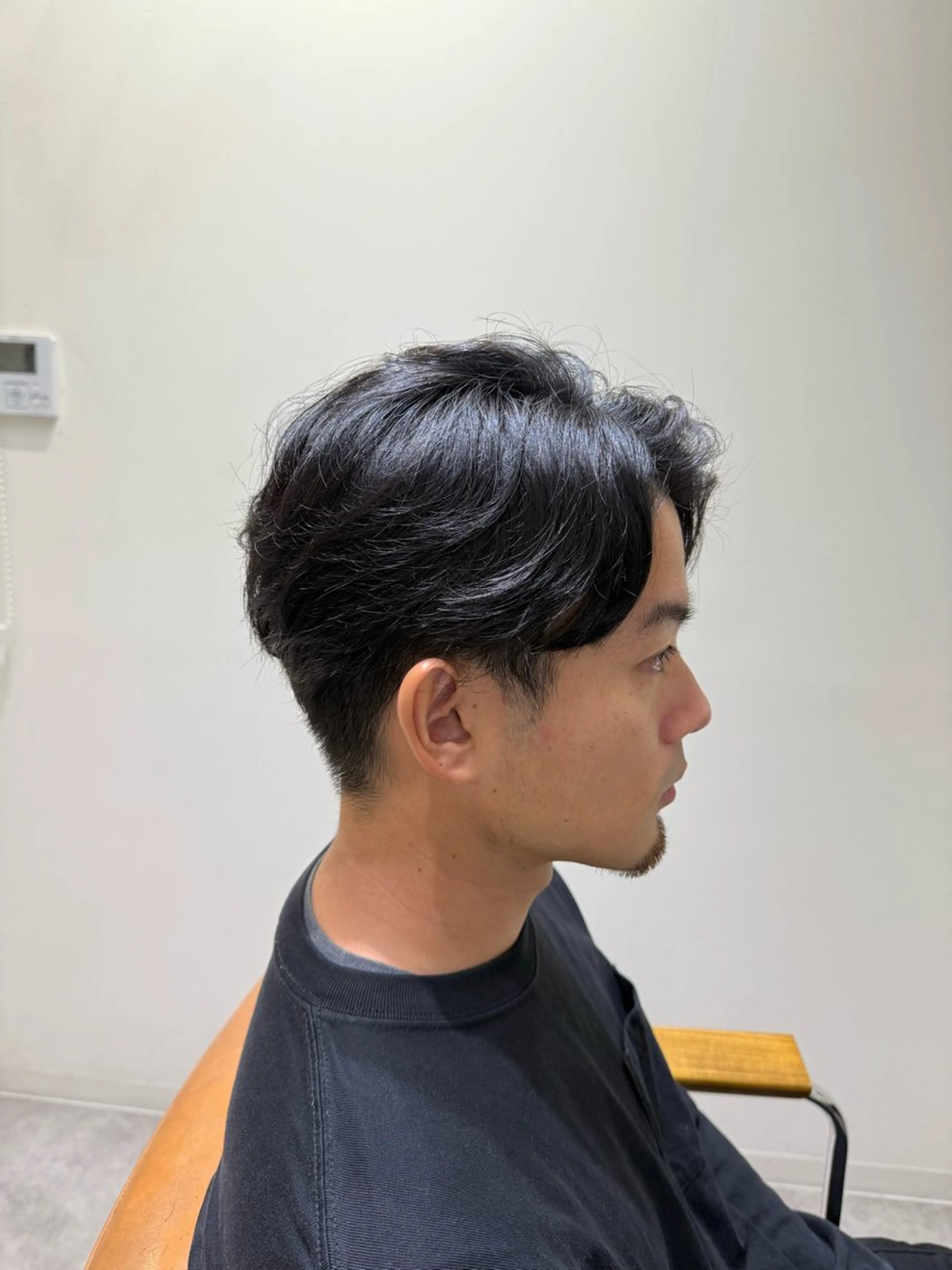 メンズカット+酸性ストレートの写真