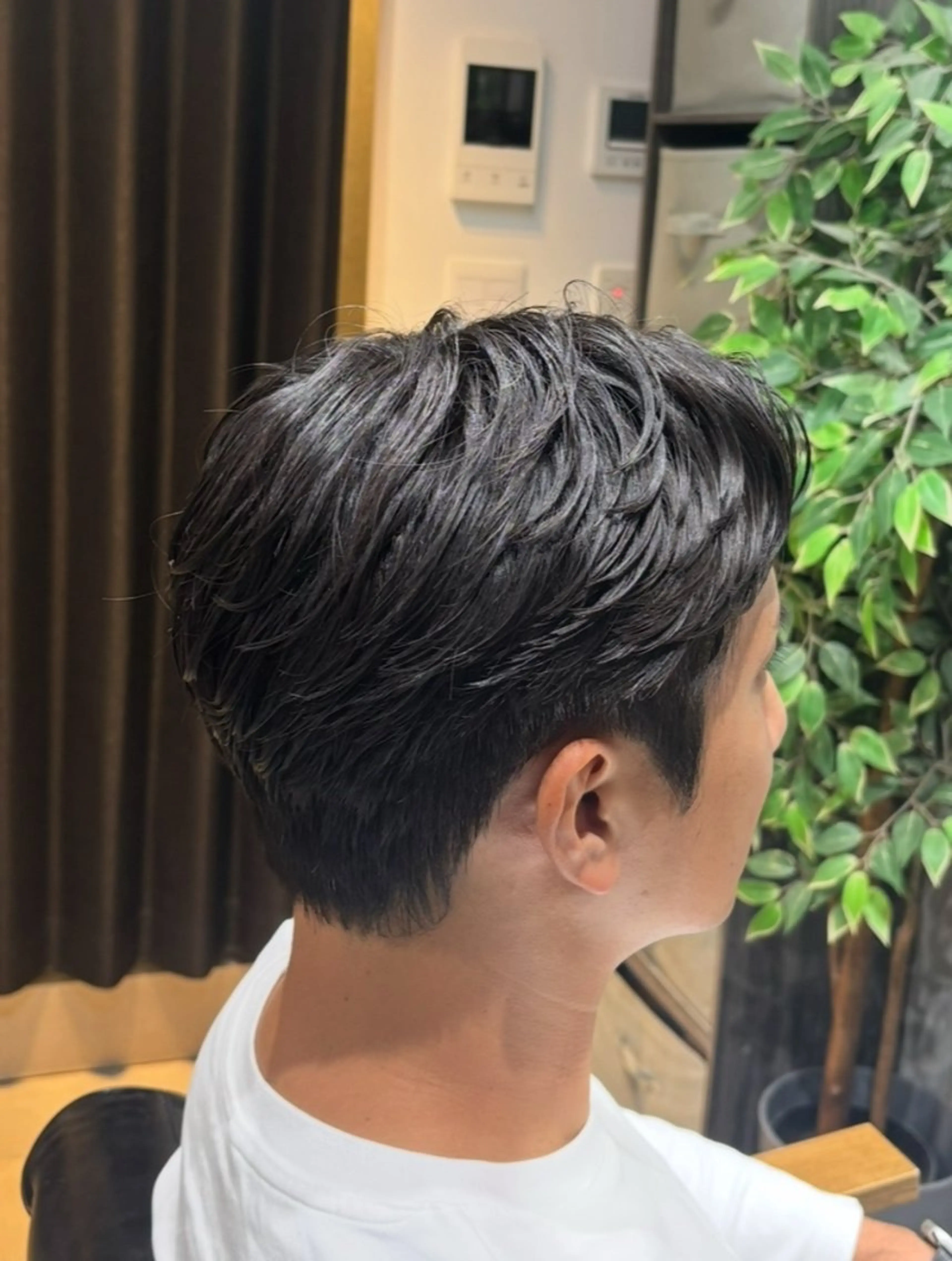 パーマ メンズ ニュアンスパーマ 心斎橋メンズ特化 高森蓮のヘアスタイル