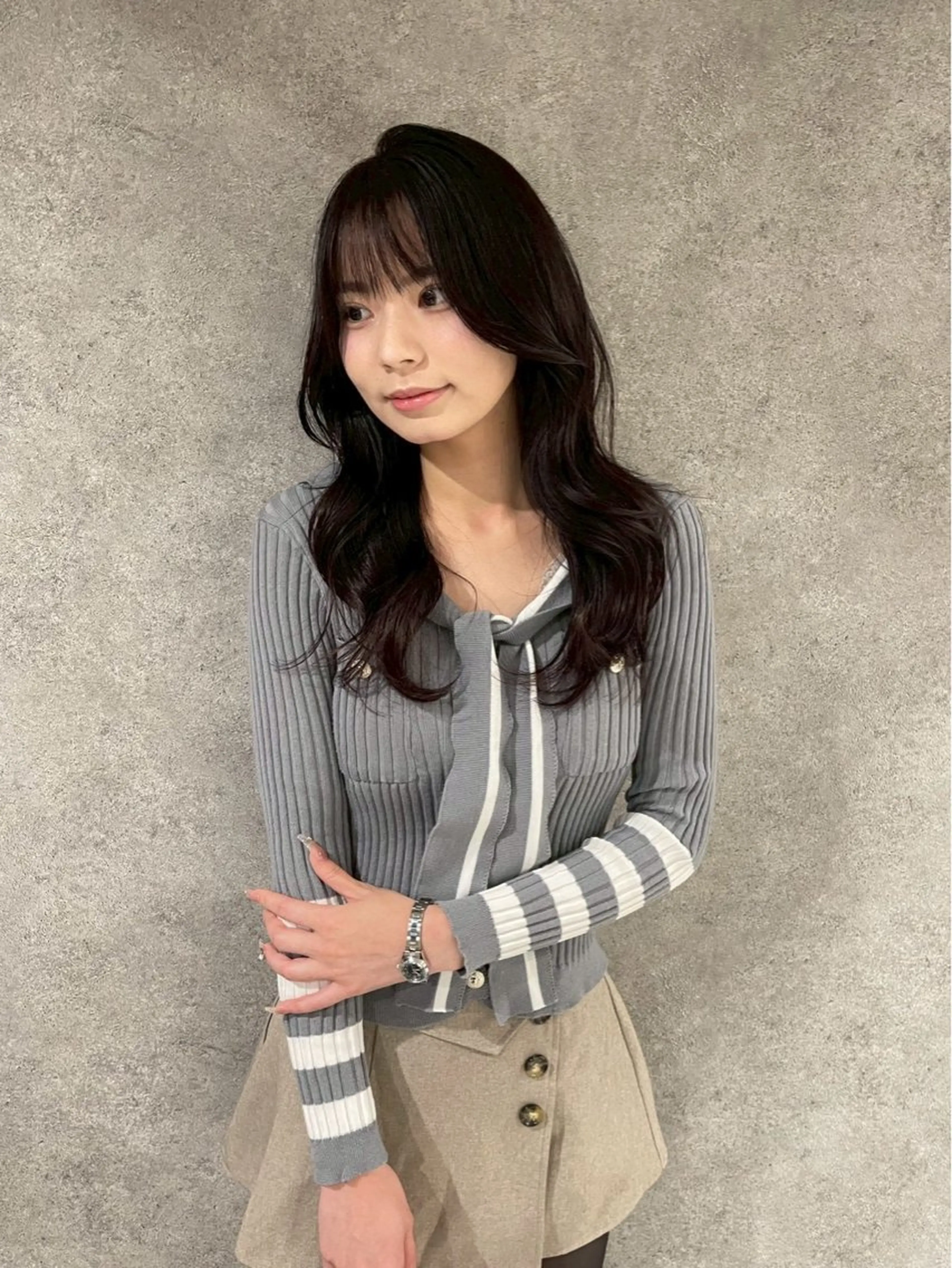 ロング カラー 透明感/艶感/縮毛 矯正/NATSUMIのヘアスタイル