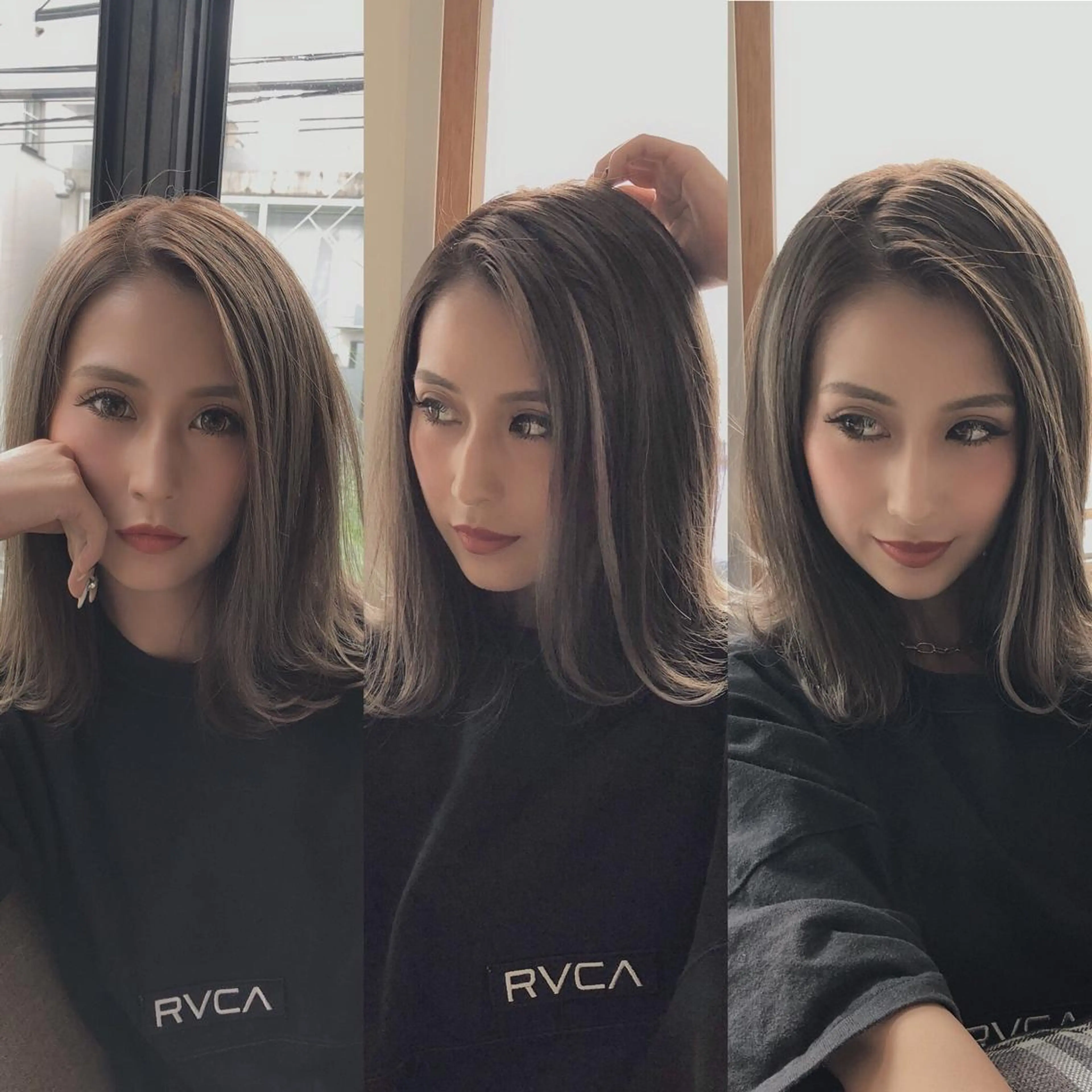 ミディアム カラー  渡部 妃月のヘアスタイル