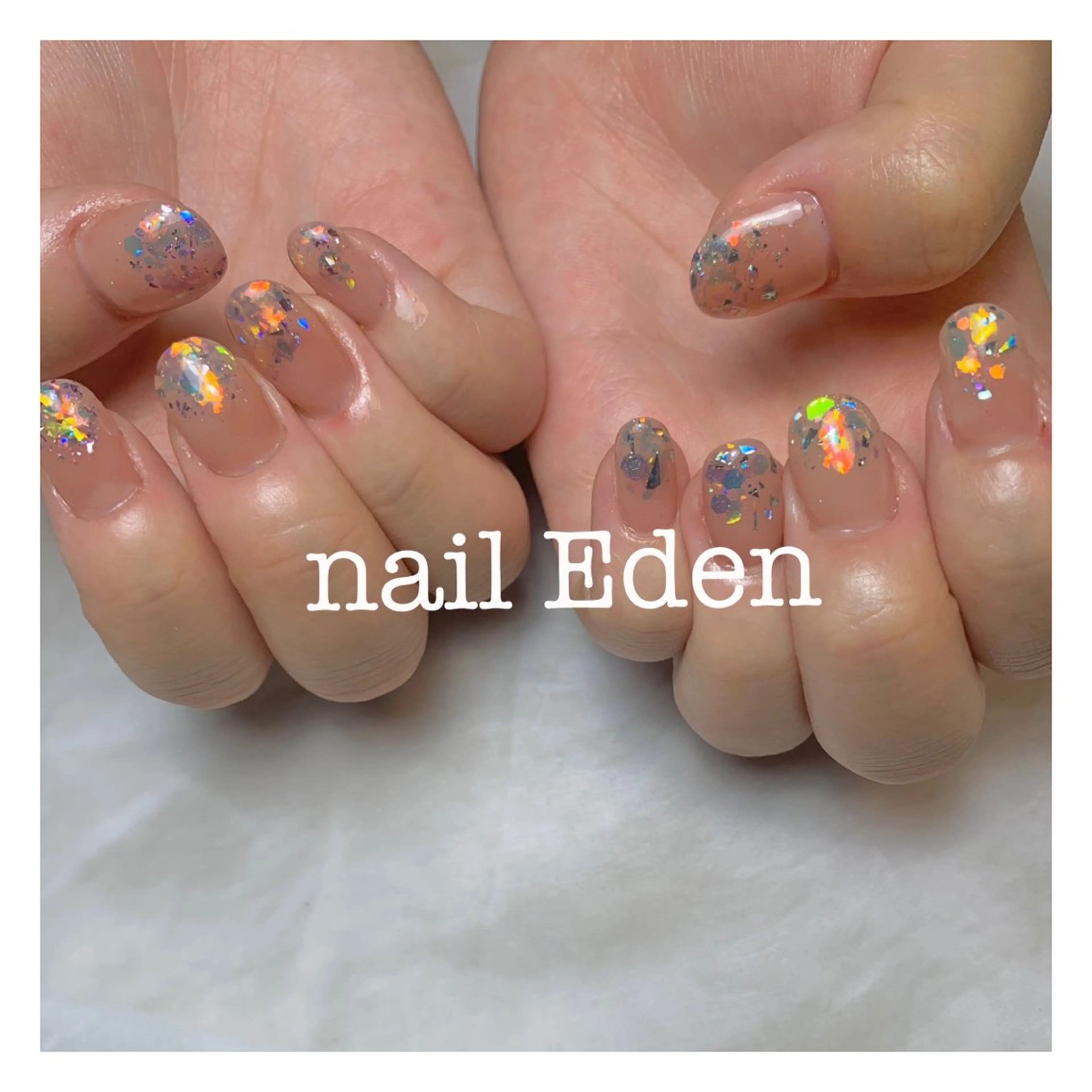 ネイル 持ち込み ハンドネイル ハンドケア Eden　private nail saron所属・Eden ♾️のネイルデザイン