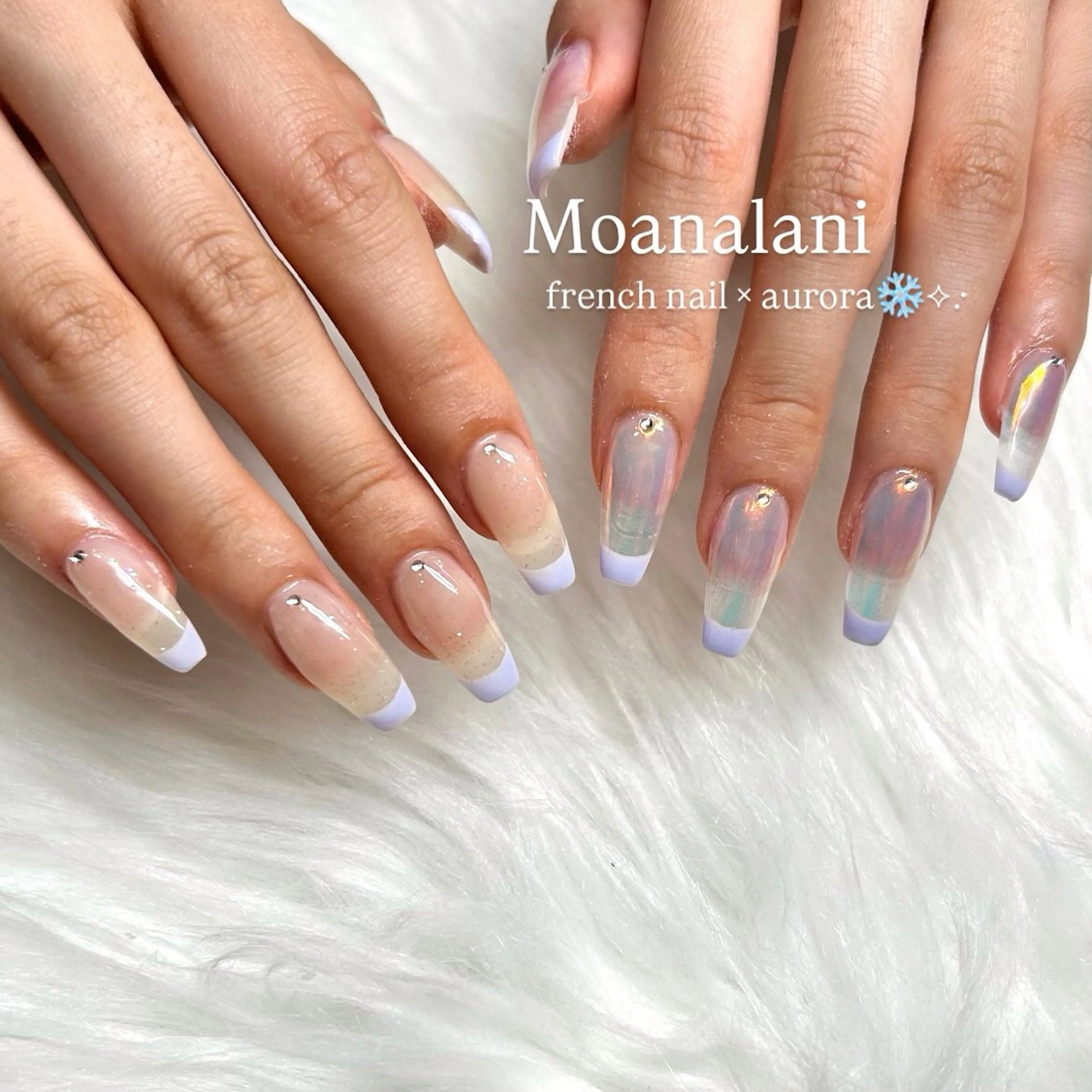 ネイル スカルプネイル ネイルチップ ハンドネイル モアナラニ所属・Moanalani ☆のネイルデザイン