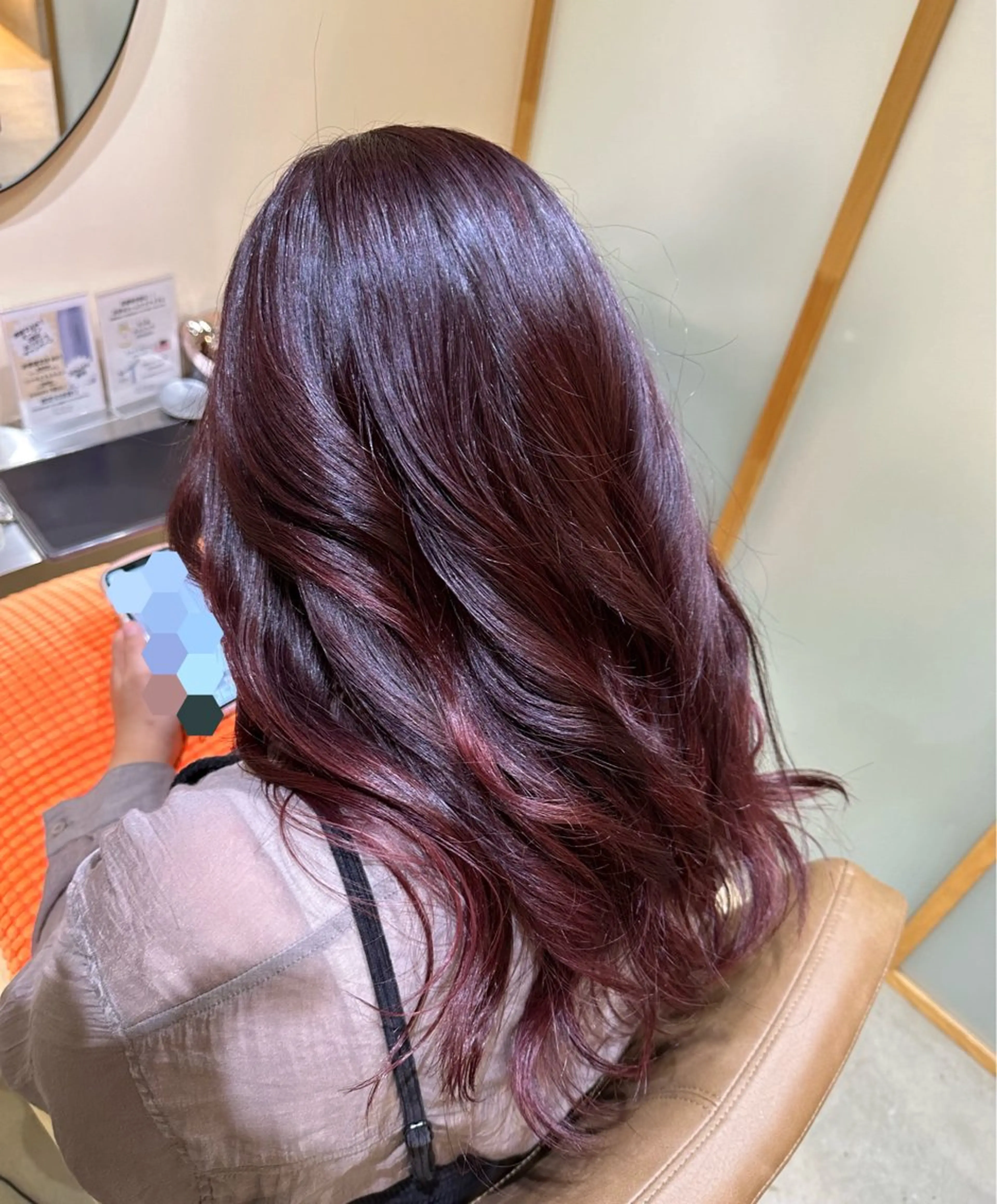 セミロング ヘアカラー トリートメント Zina川口店所属・౨ৎ︎Zina 川口 KIRARI౨ৎのヘアスタイル