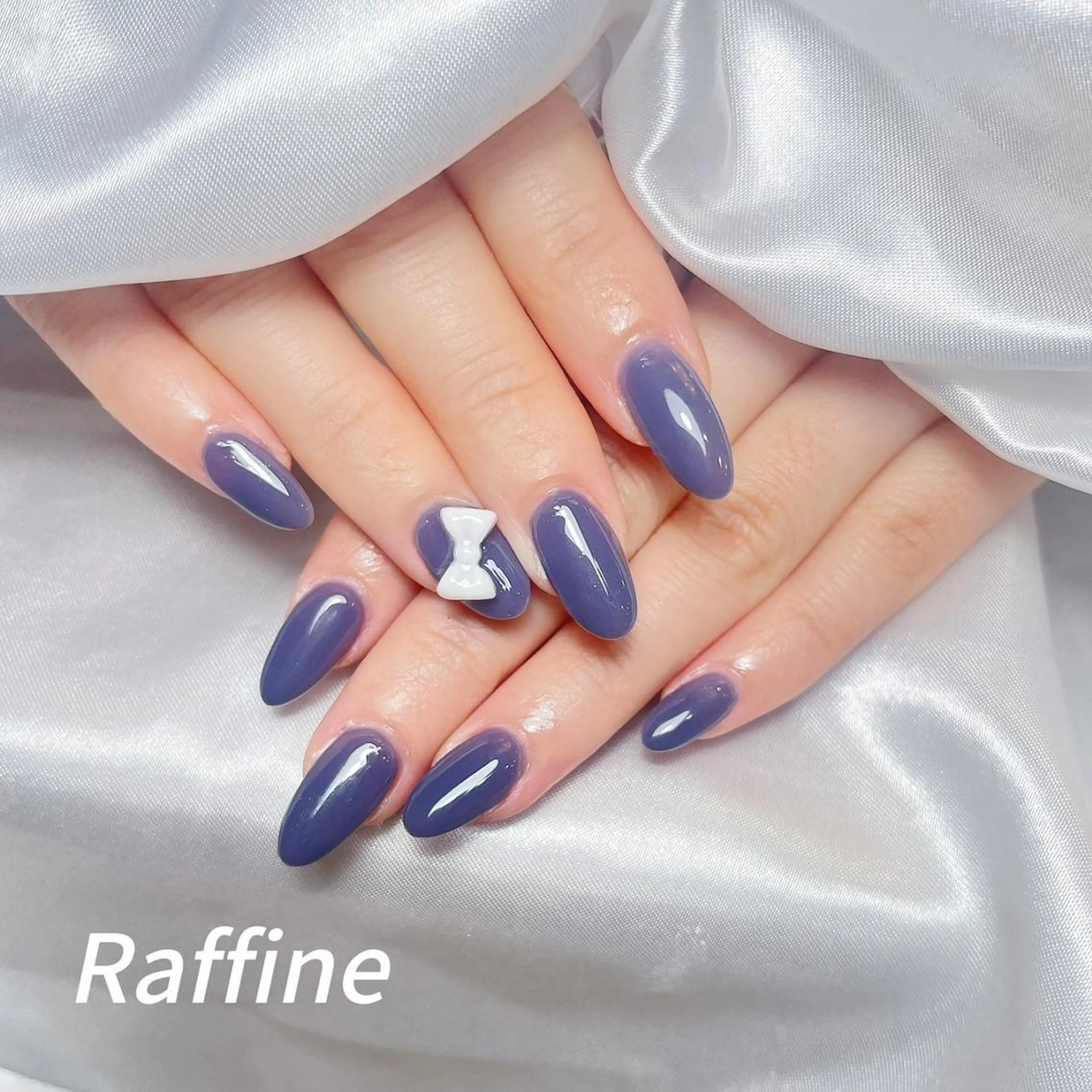 ネイル ハンドネイル RAFFINE haru🦋🩵のネイルデザイン
