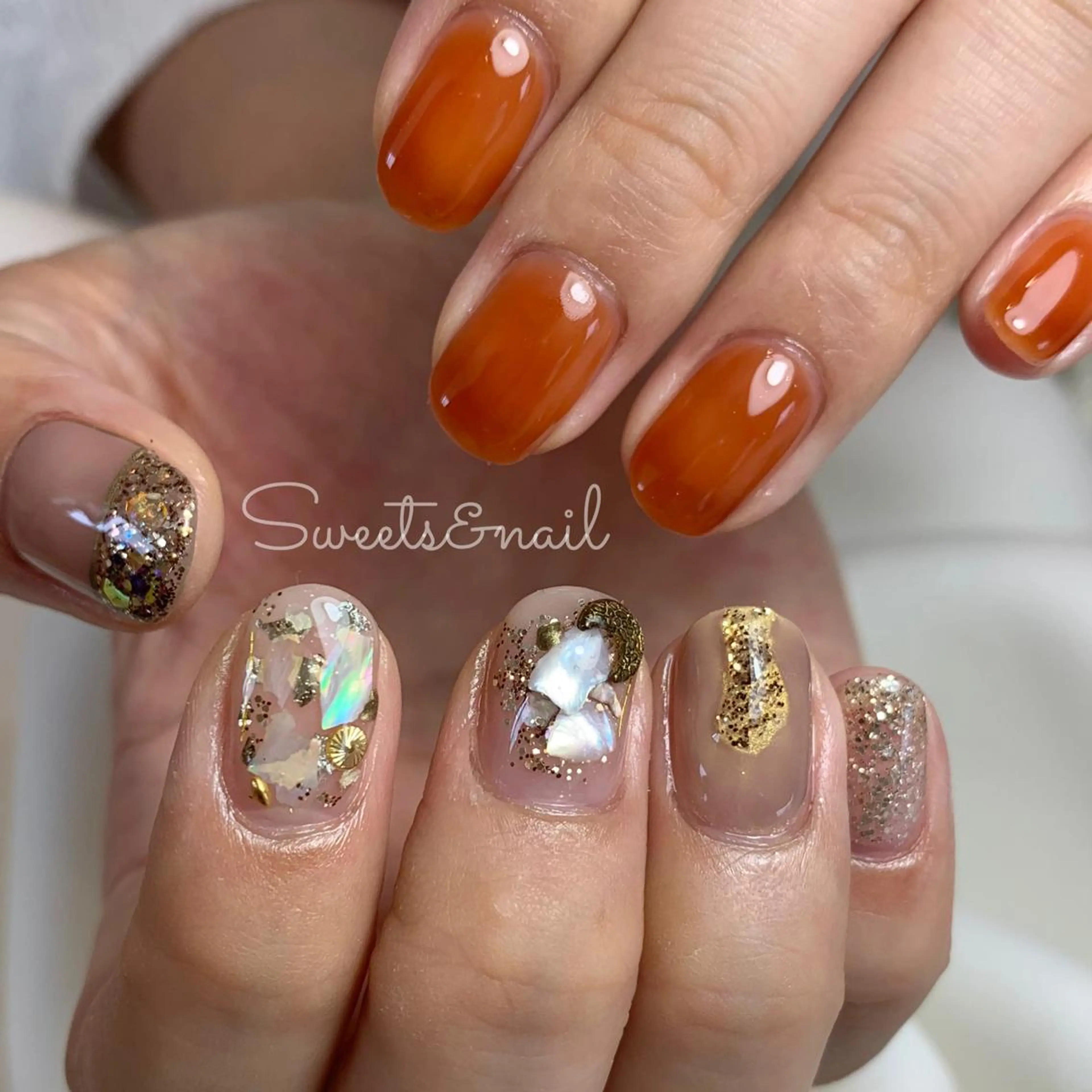 ネイル ニュアンスネイル Sweets& nail みなこのネイルデザイン
