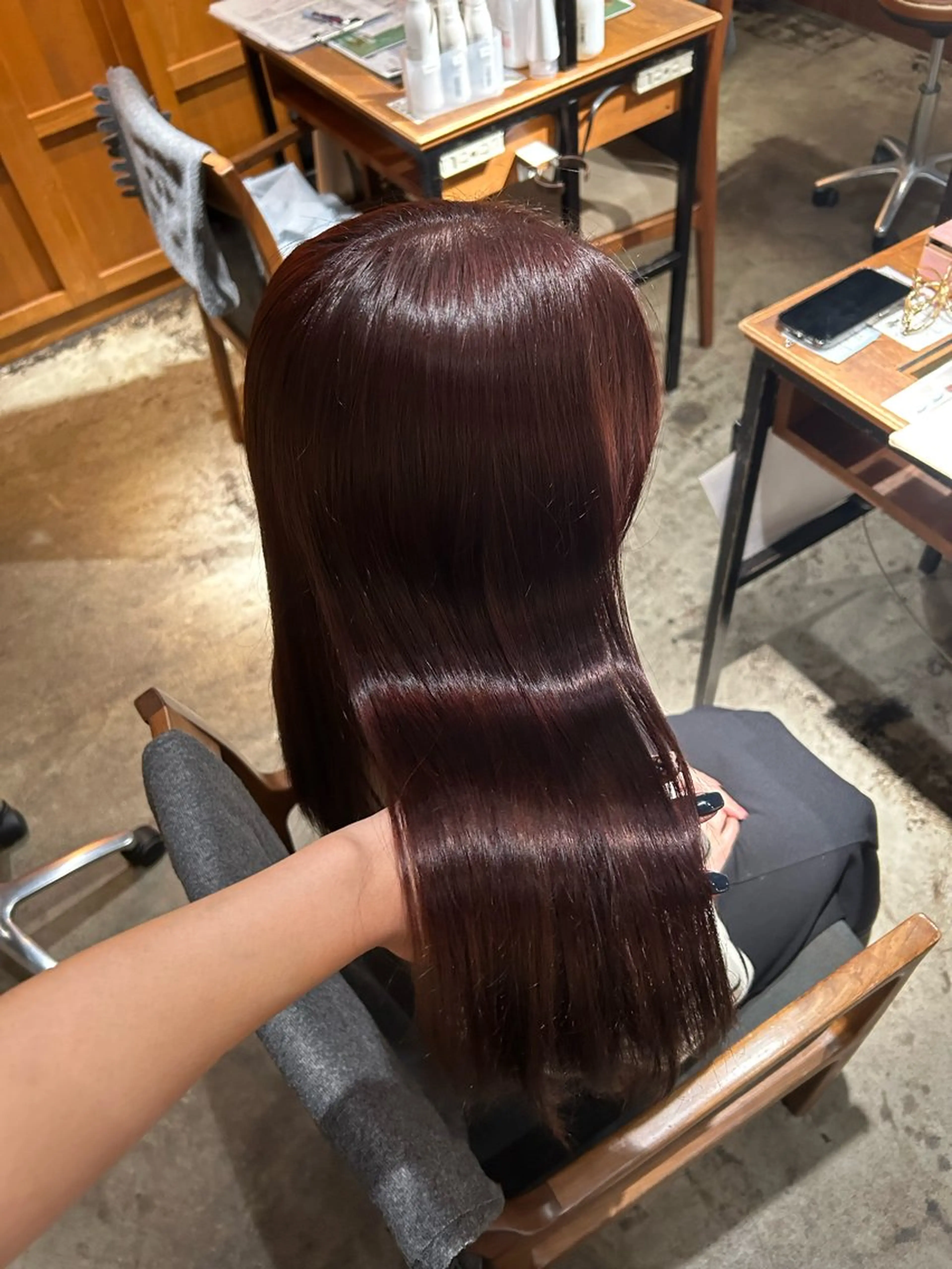 ロング カラー カット ヘアカラー トリートメント Friista color所属・moe🎀 梅田美容室のヘアスタイル