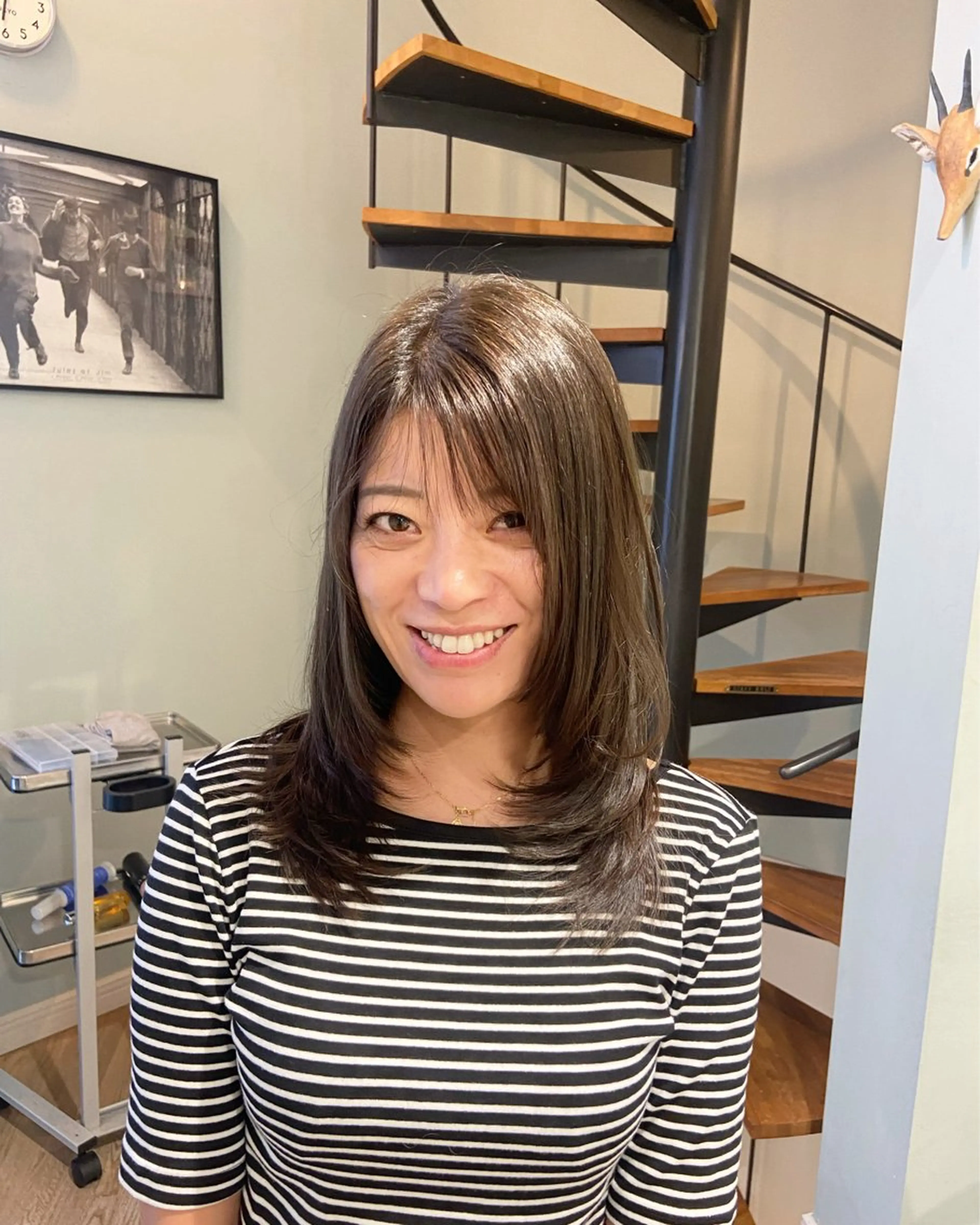 ロング カラー レイヤーカット atelier doux dimanche（アトリエ・ドゥー・ディマンシュ）所属・Fukamiレイヤー 透明感カラーのヘアスタイル