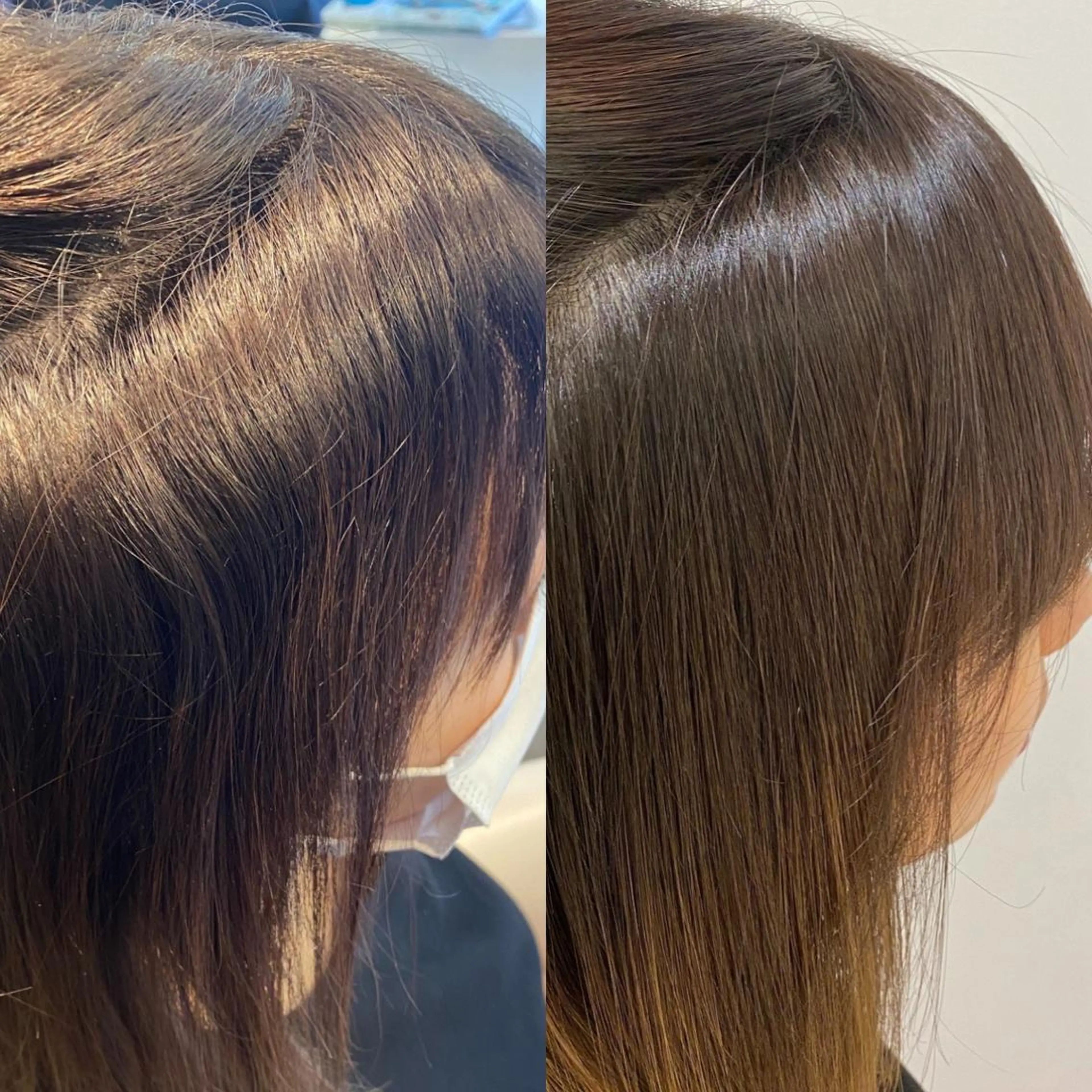 ミディアム 縮毛矯正 トリートメント 🎀髪質改善🎀 Olive南森町のヘアスタイル