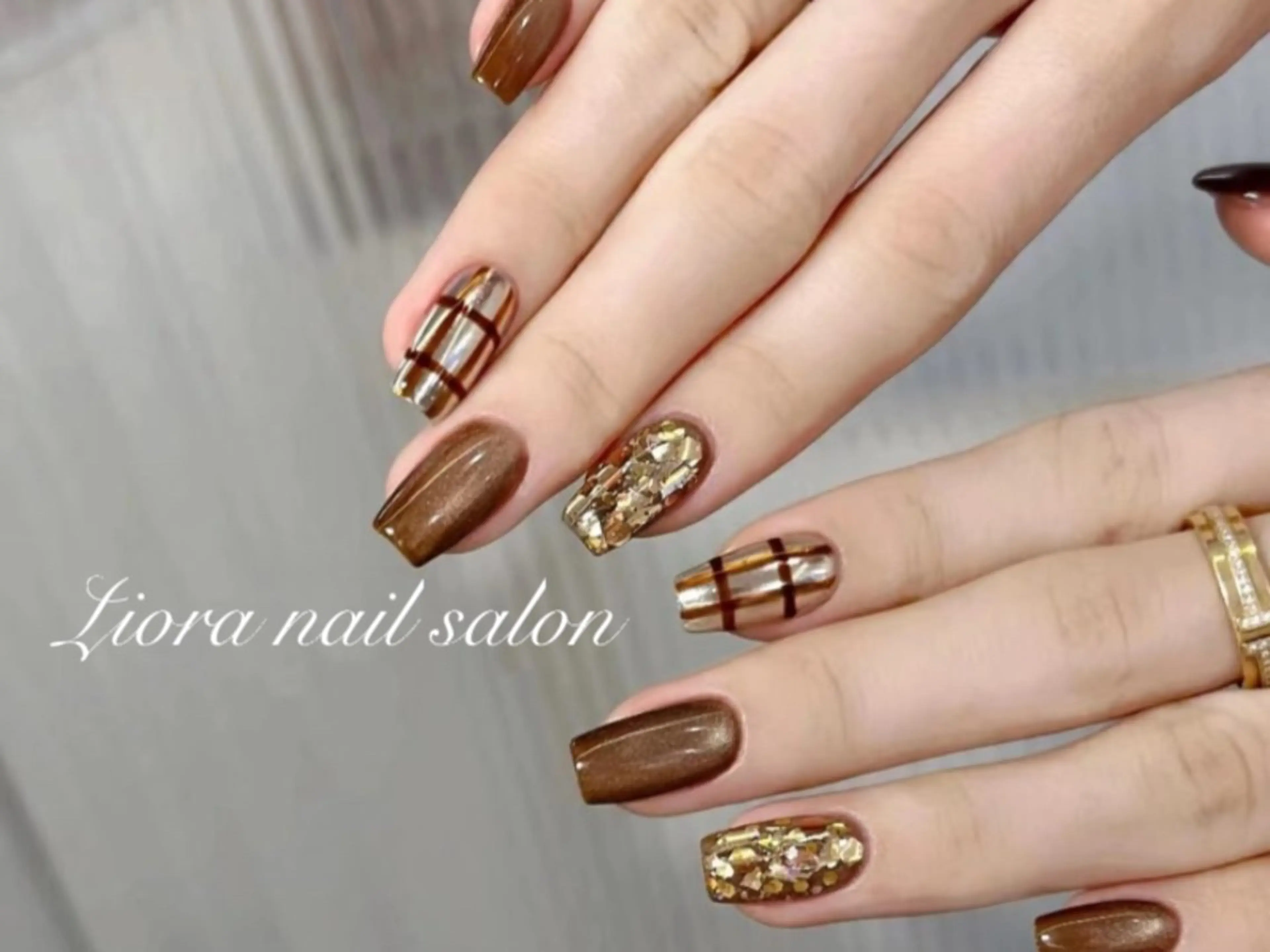 ネイル フレンチネイル ジェルネイル ガーリー グラデーション キラキラネイル ハンドネイル Liora ネイルサロン所属・Liora nail salonのネイルデザイン