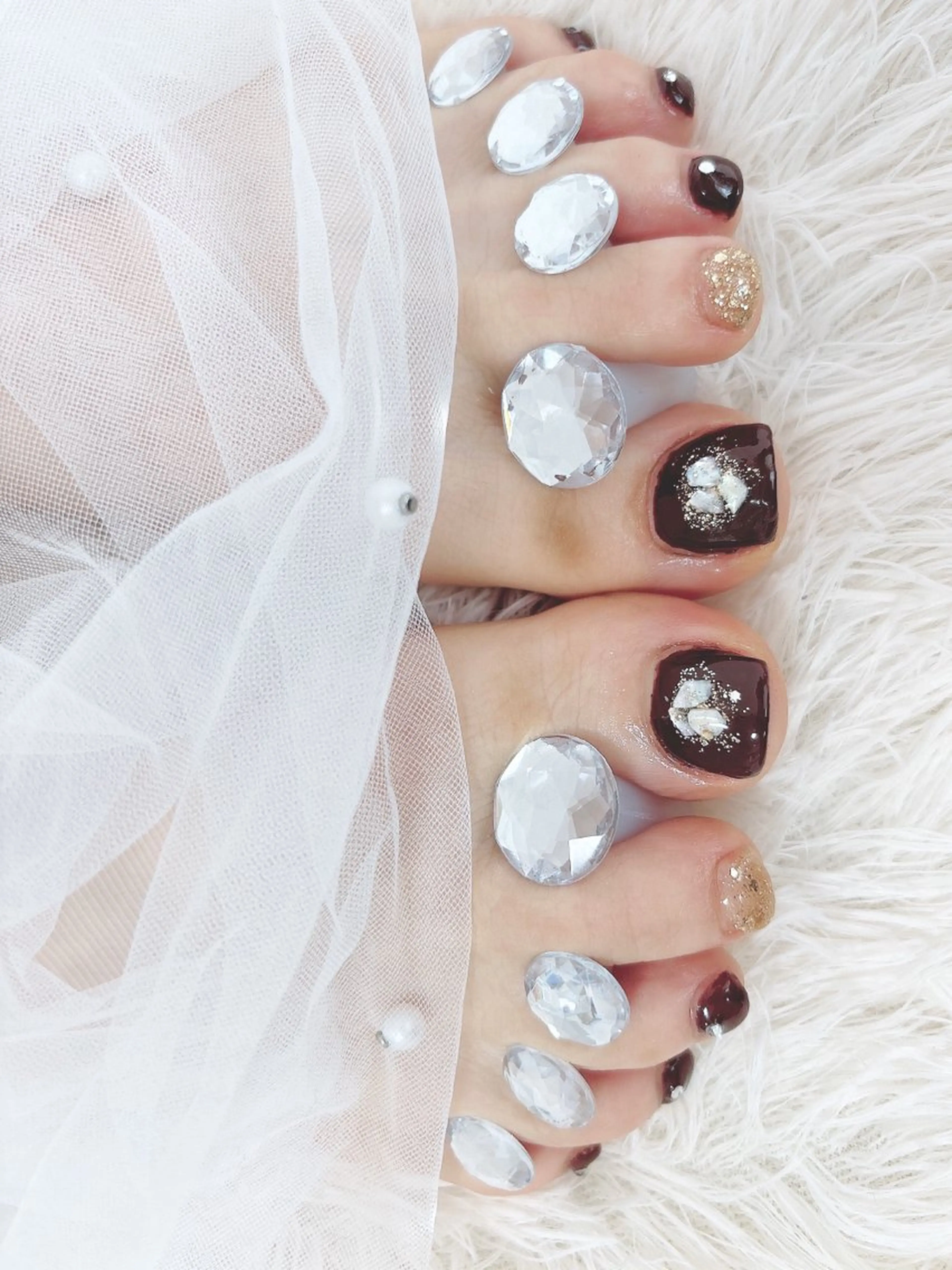ネイル フットネイル nail salon はるりのネイルデザイン