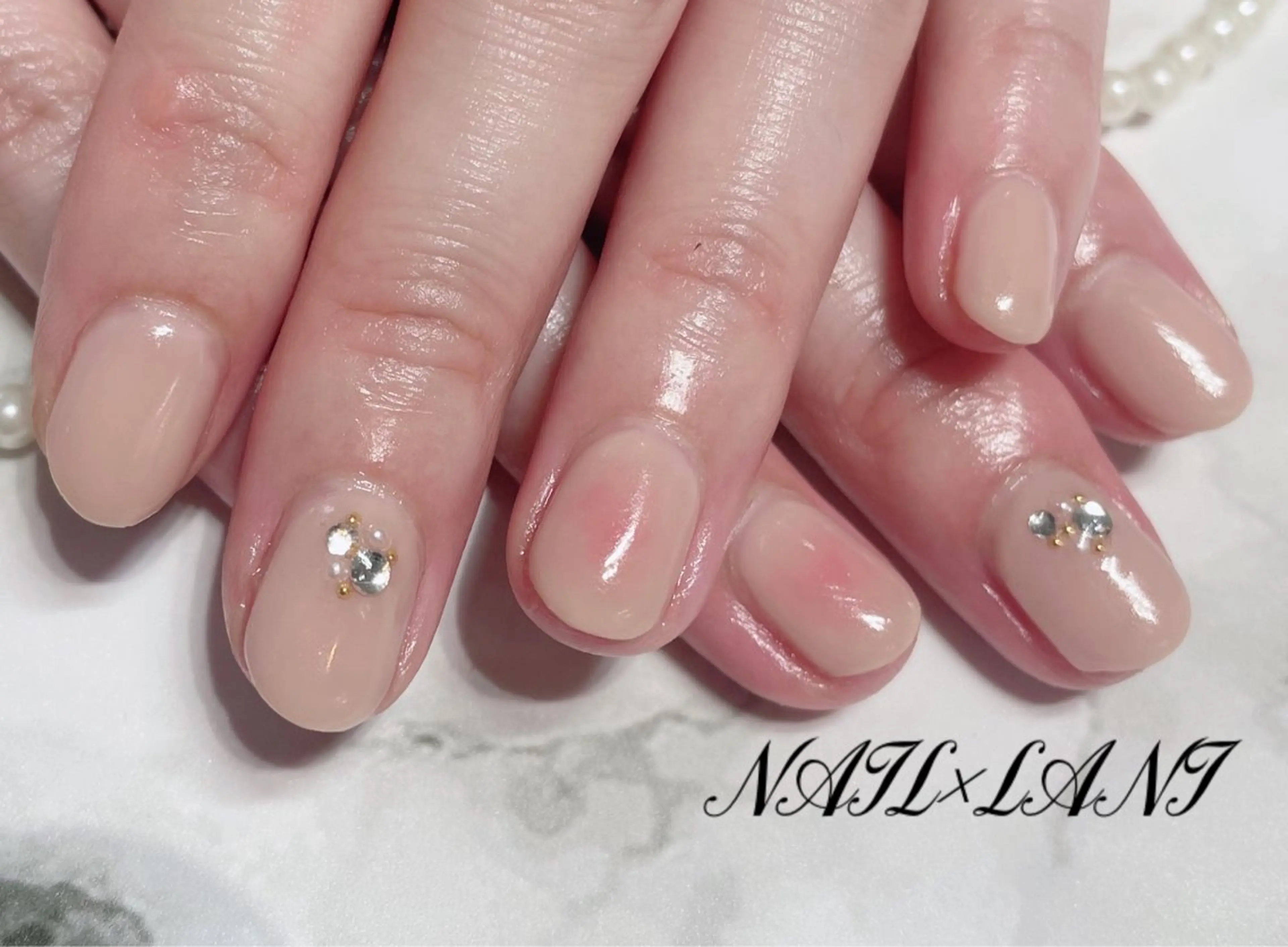 ネイル フットネイル ジェルネイル マグネットネイル パラジェル 一之瀬 柚季のネイルデザイン