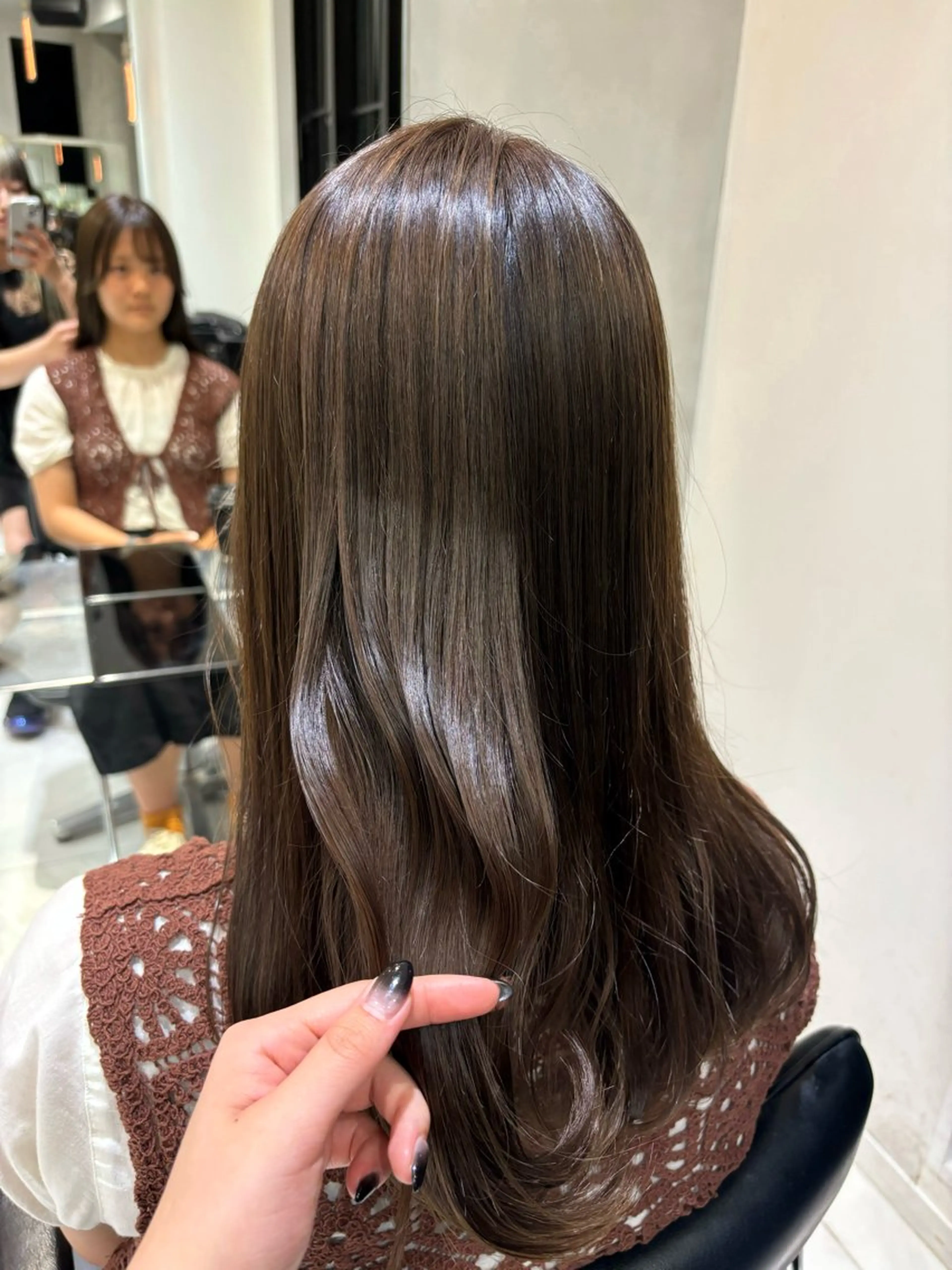 直毛すぎない元からストレートの様な地毛風🌿トリートメントストレート【縮毛矯正＋TOKIOトリートメント】の写真