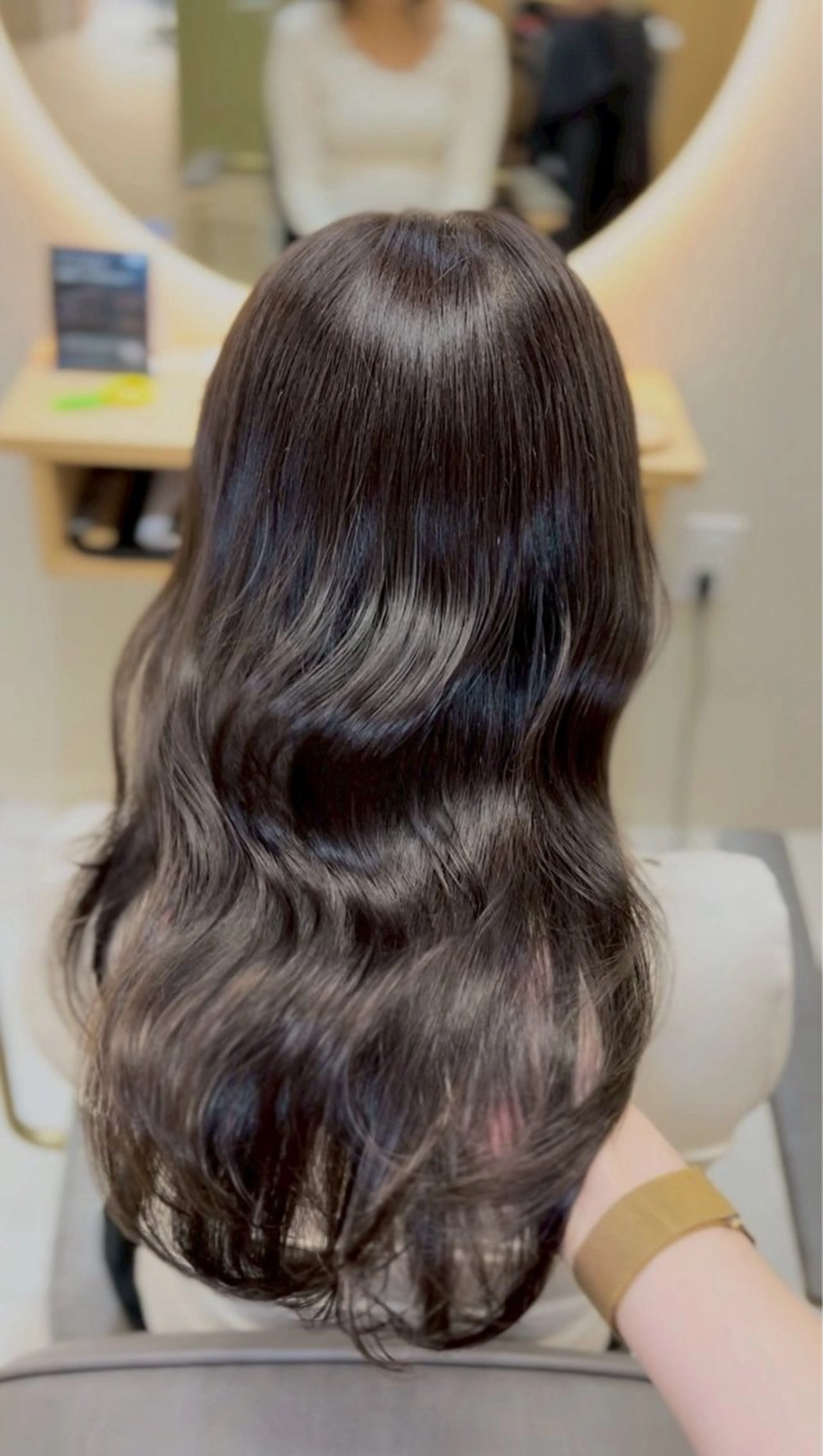 ロング カラー みな🫧艶カラー/ 髪質改善/前髪カットのヘアスタイル