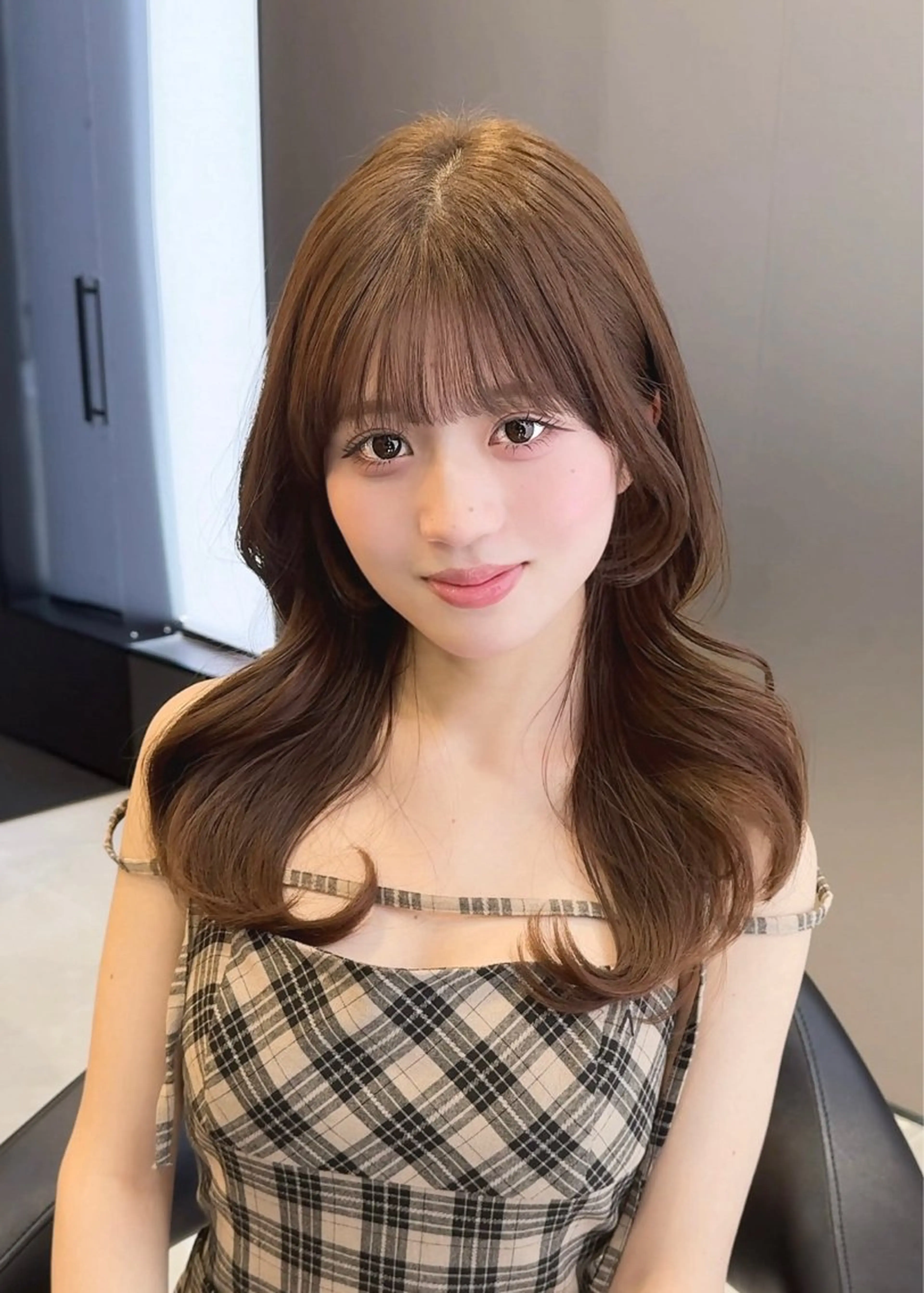 セミロング HARUKI MINATO JAPAN福岡所属・モテ髪レイヤー /韓国ヘアNOBUのヘアスタイル