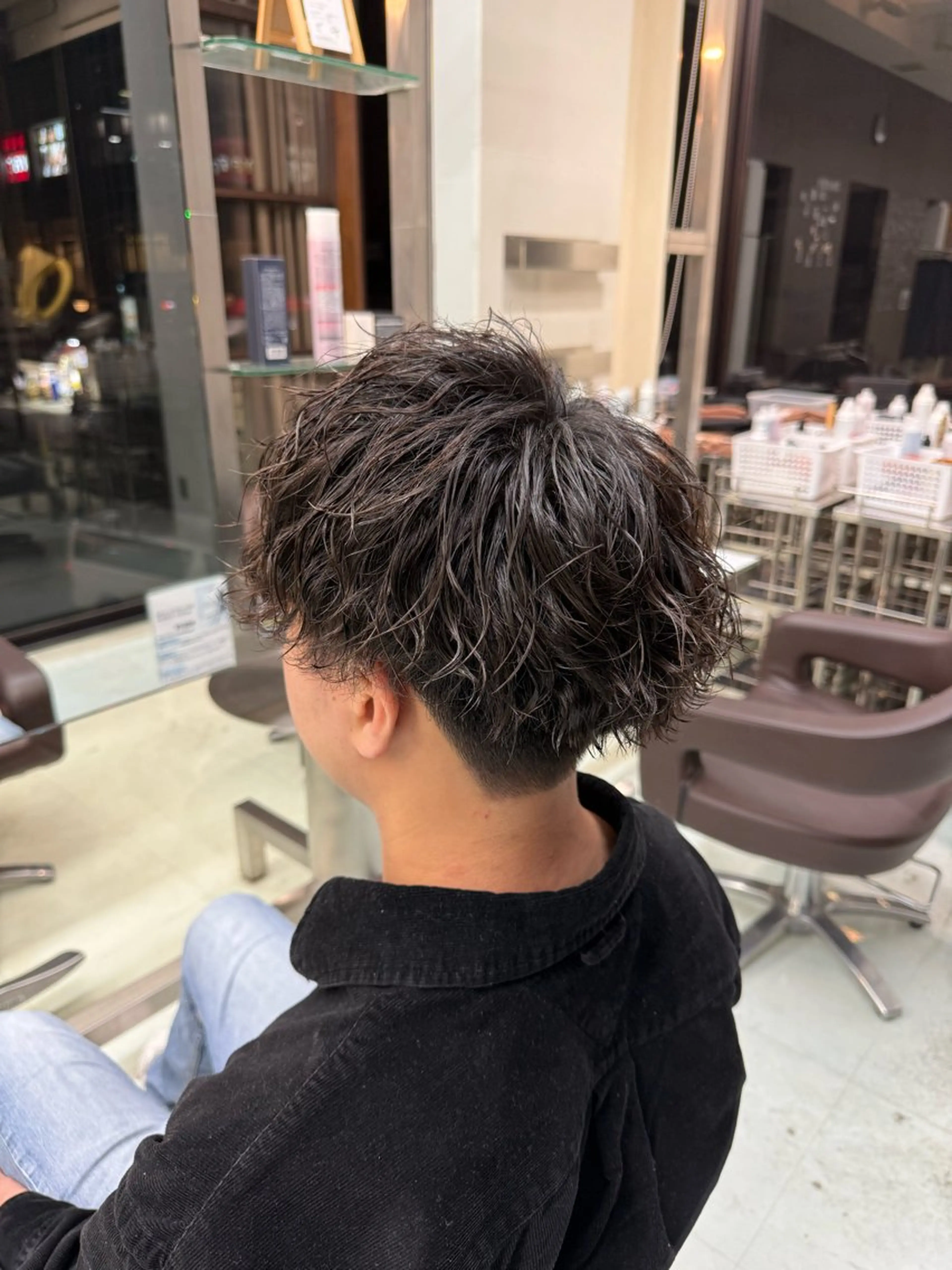 パーマ メンズ カット パーマ トリートメント 美髪矯正✨美髪特化 /新井優馬のヘアスタイル