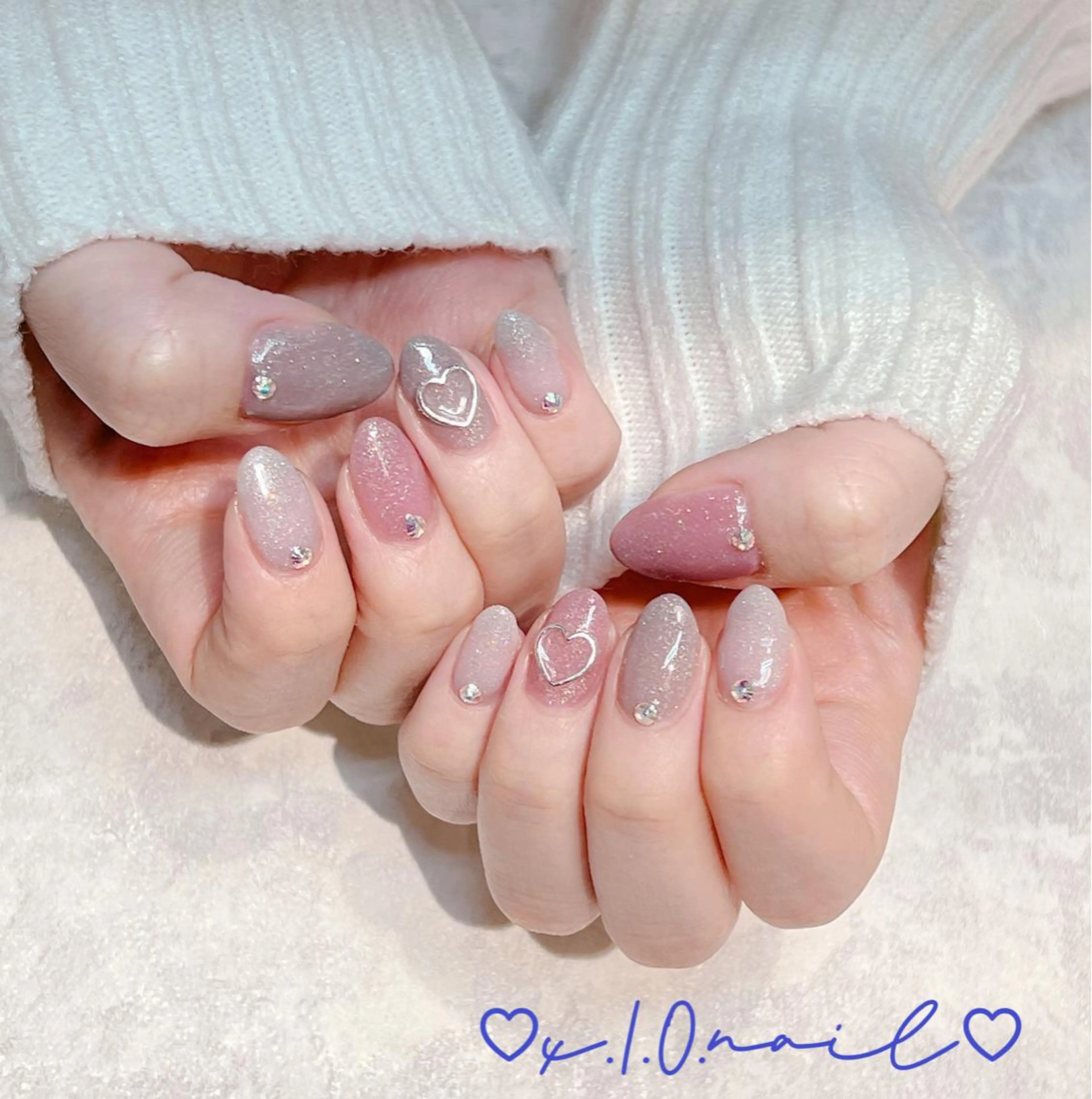 ネイル アニマル柄 アートネイル ニュアンスネイル ネイルチップ ハンドネイル x.1.0.nail ♡Cのネイルデザイン