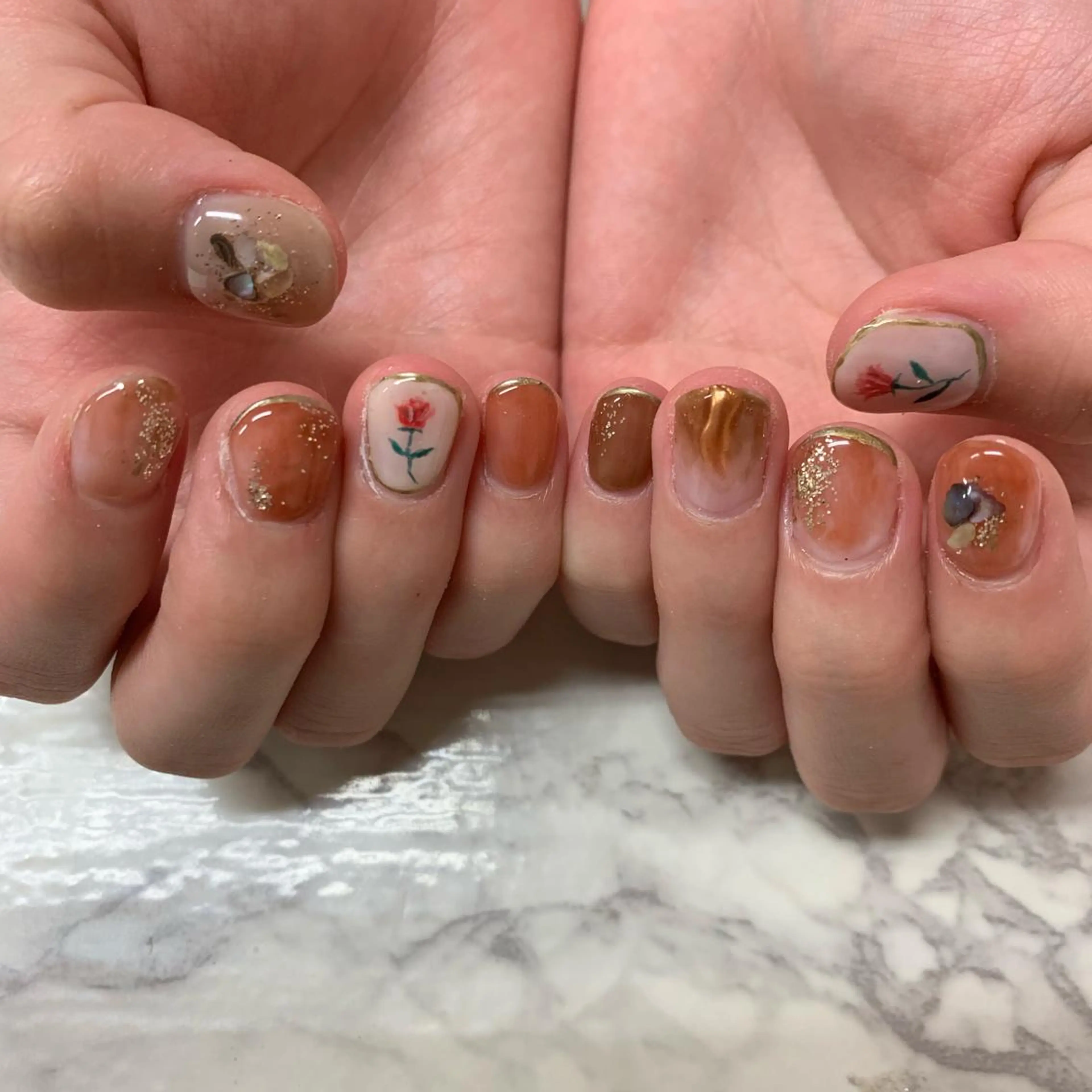 ネイル ハンドネイル フットネイル ネイルサロンアネラ所属・Nail💞 rinakoのネイルデザイン