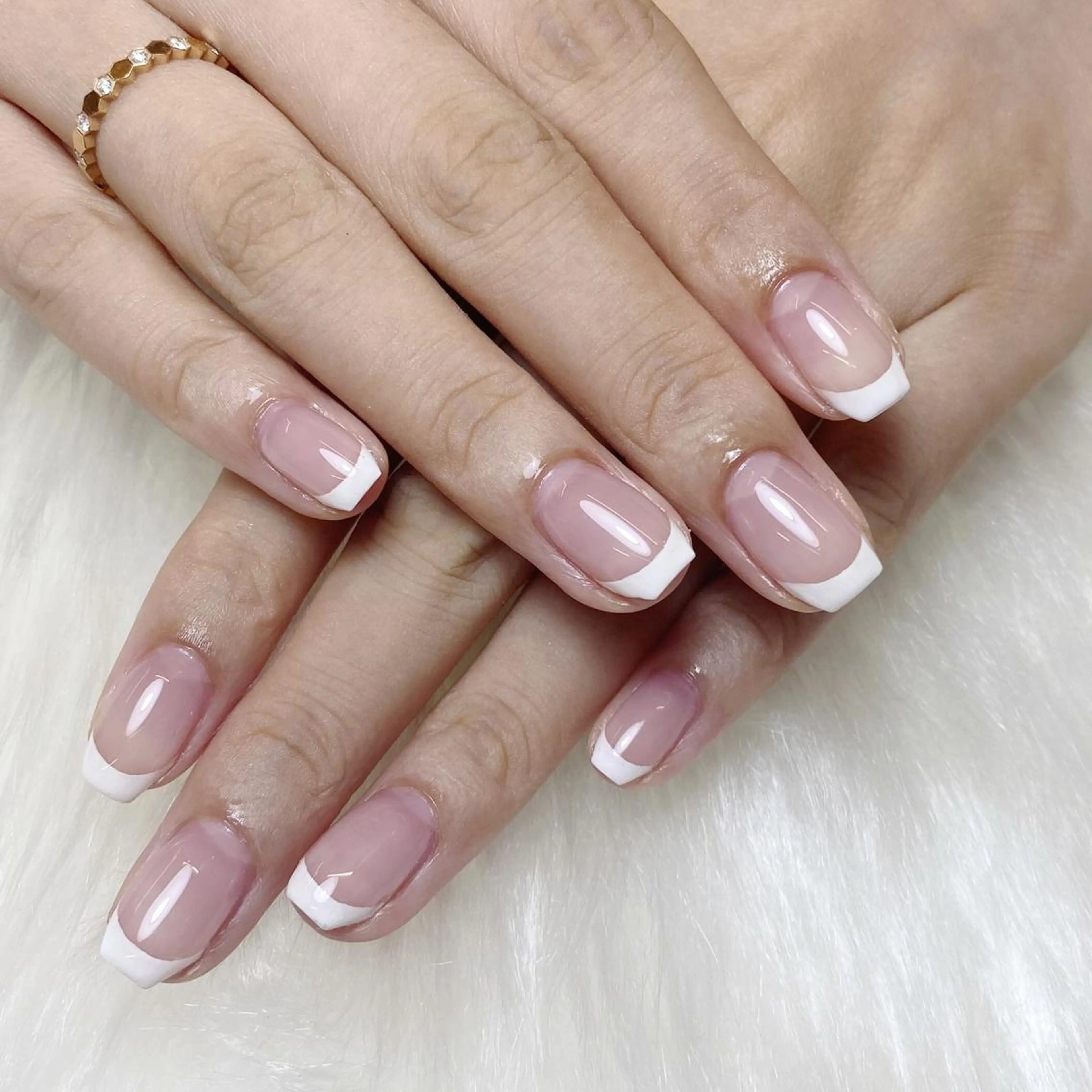 ネイル ブルー 長さ出し フットネイル フレンチネイル グラデーション 🪽fein.🪽 eye&nail💞のネイルデザイン