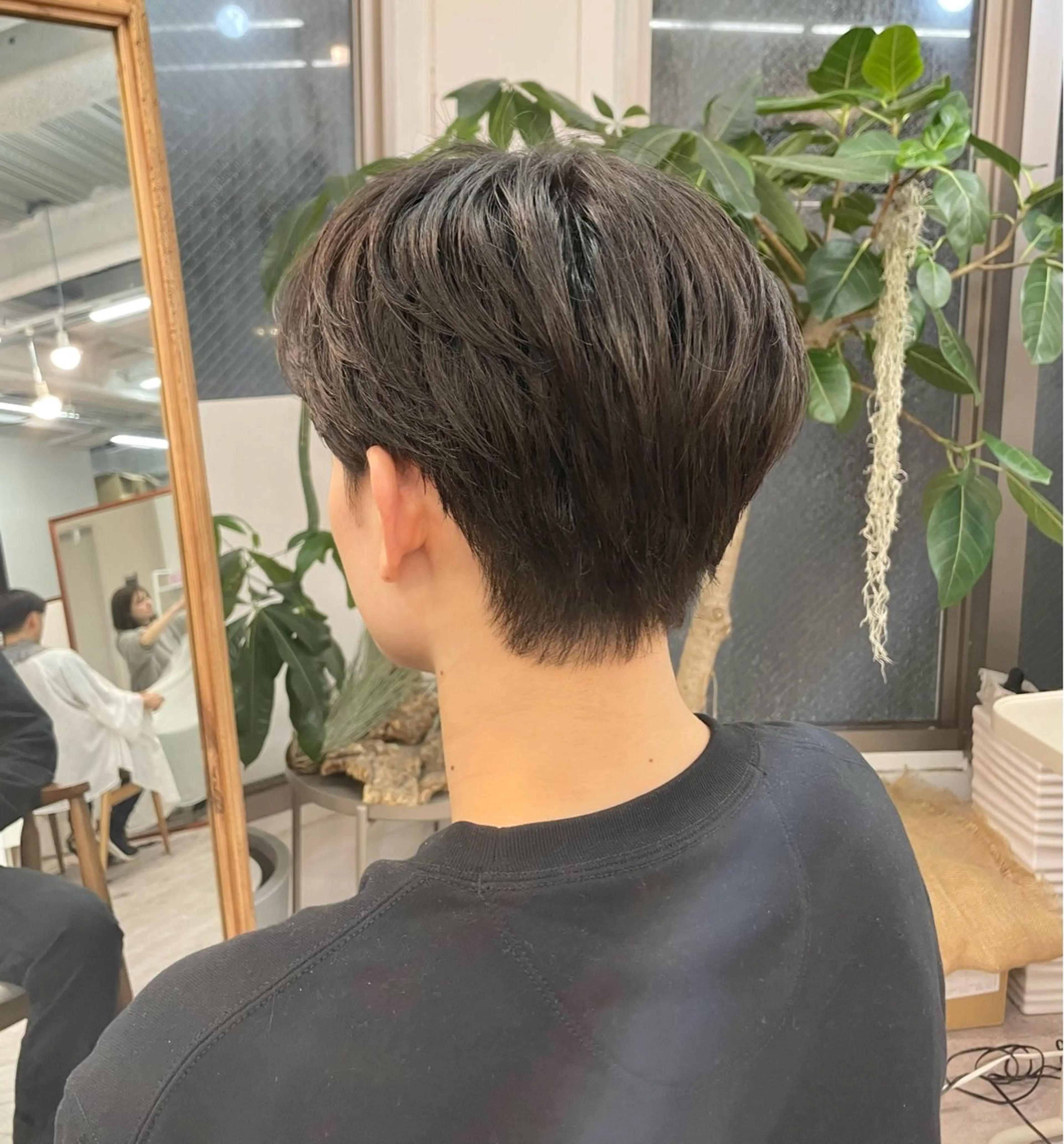 メンズ センターパート 刈り上げ hana✂︎メンズ ニュアンスパーマのヘアスタイル