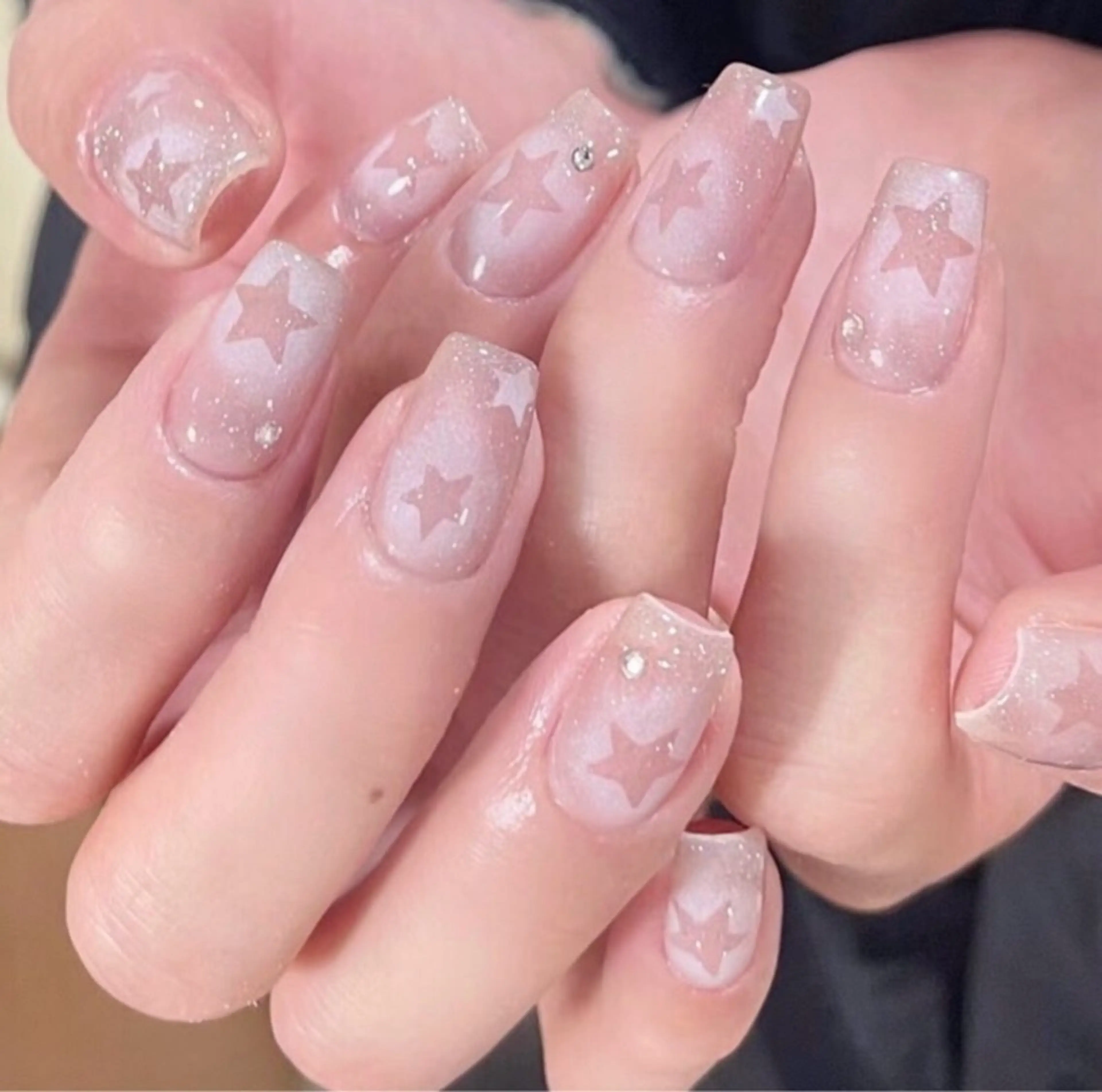 ネイル 長いだし/スカルプ/ パラシェルN.oneのネイルデザイン