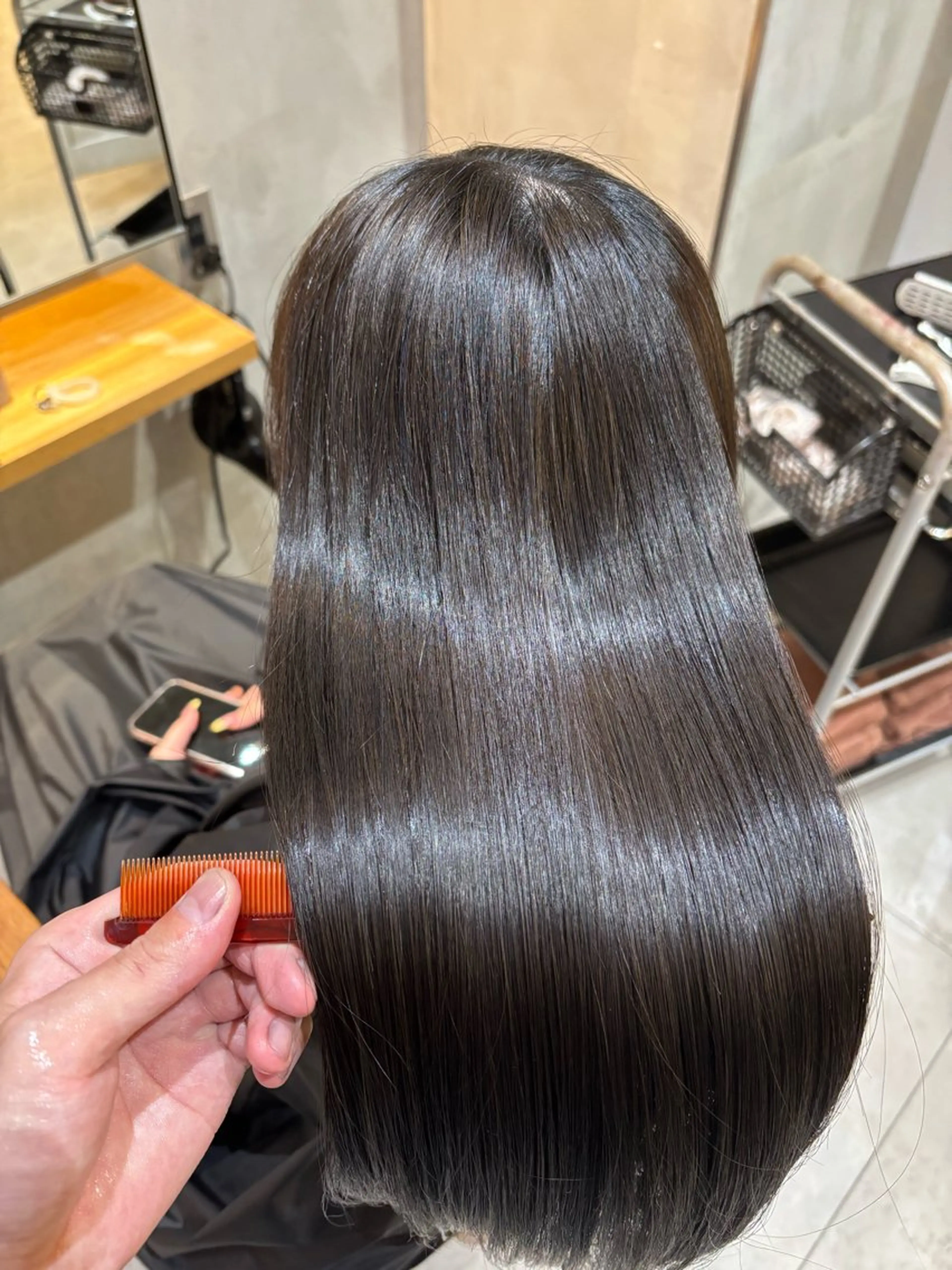 【3番人気♪】🌸リニューアル記念🌸似合わせカット✂️+ケアカラー❣️+premium髪質改善トリートメント✨の写真