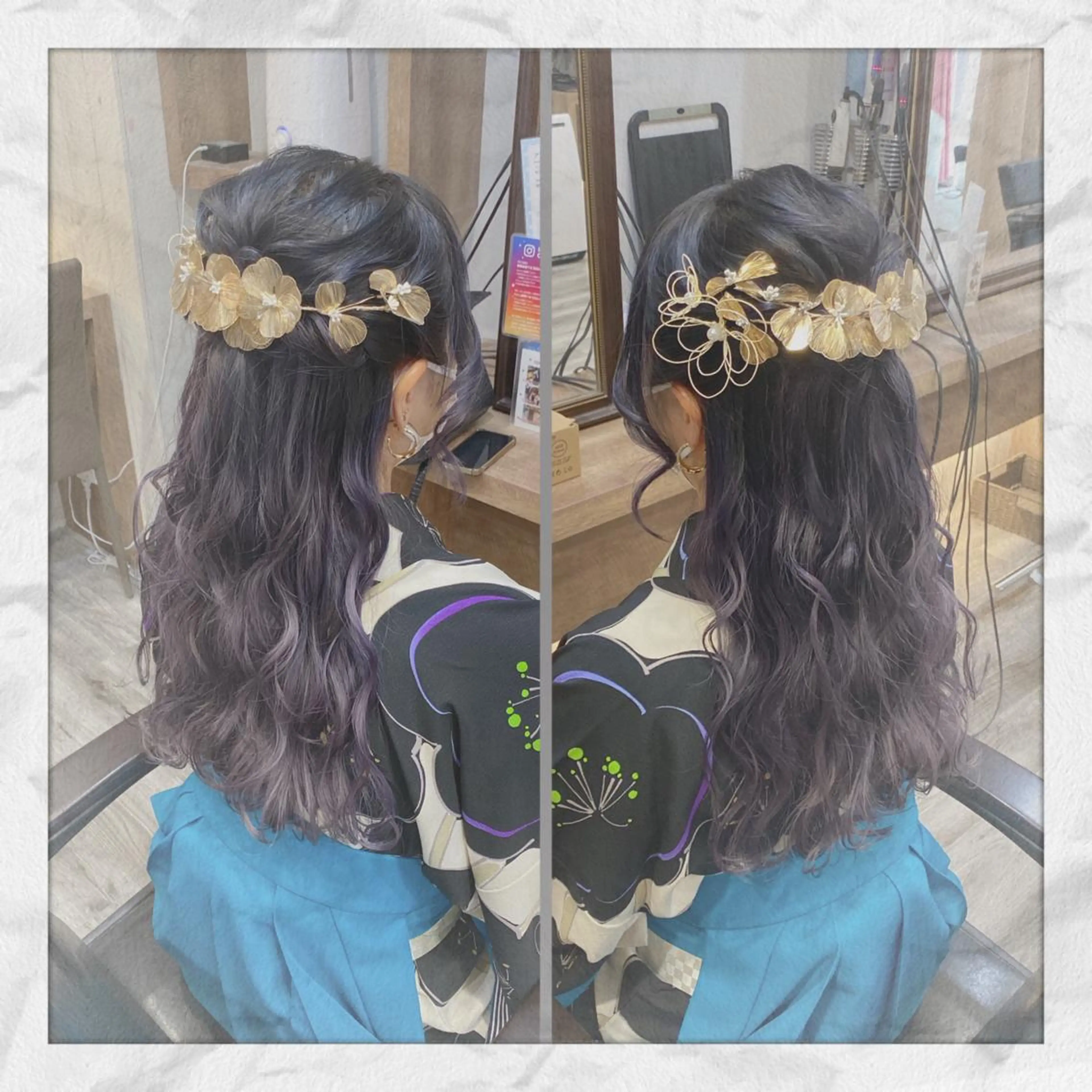 ロング ヘアアレンジ ヘアセット ヘアセット/着付け 𓇼 松本 夏美𓇼のヘアスタイル